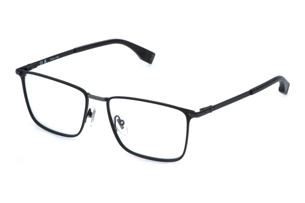 Police VPLR64 0599 SEMI MATT BLACK W/SHINY GUN PARTS Police VPLR64 0599 SEMI MATT BLACK W/SHINY GUN PARTS