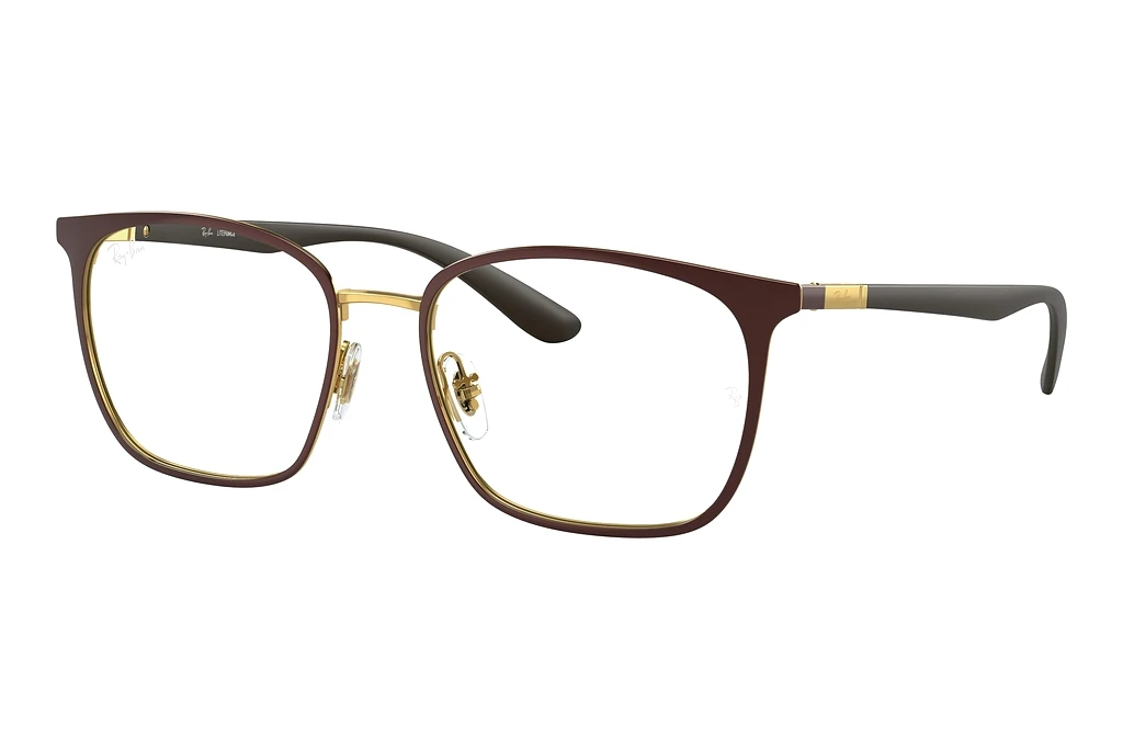 Ray-Ban   RX6486 3126 Brown On Gold Ray-Ban   RX6486 3126 Brown On Gold