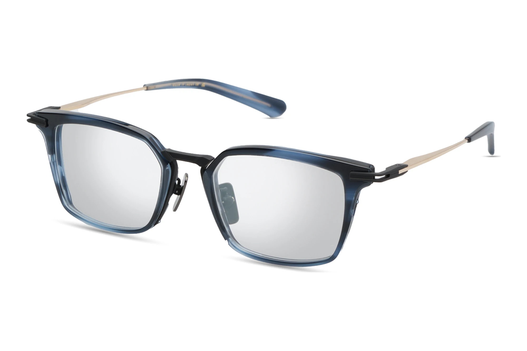 DITA DTX-446 03A INDIGO SWIRL - MATTE BLACK - WHITE GOLD DITA DTX-446 03A INDIGO SWIRL - MATTE BLACK - WHITE GOLD