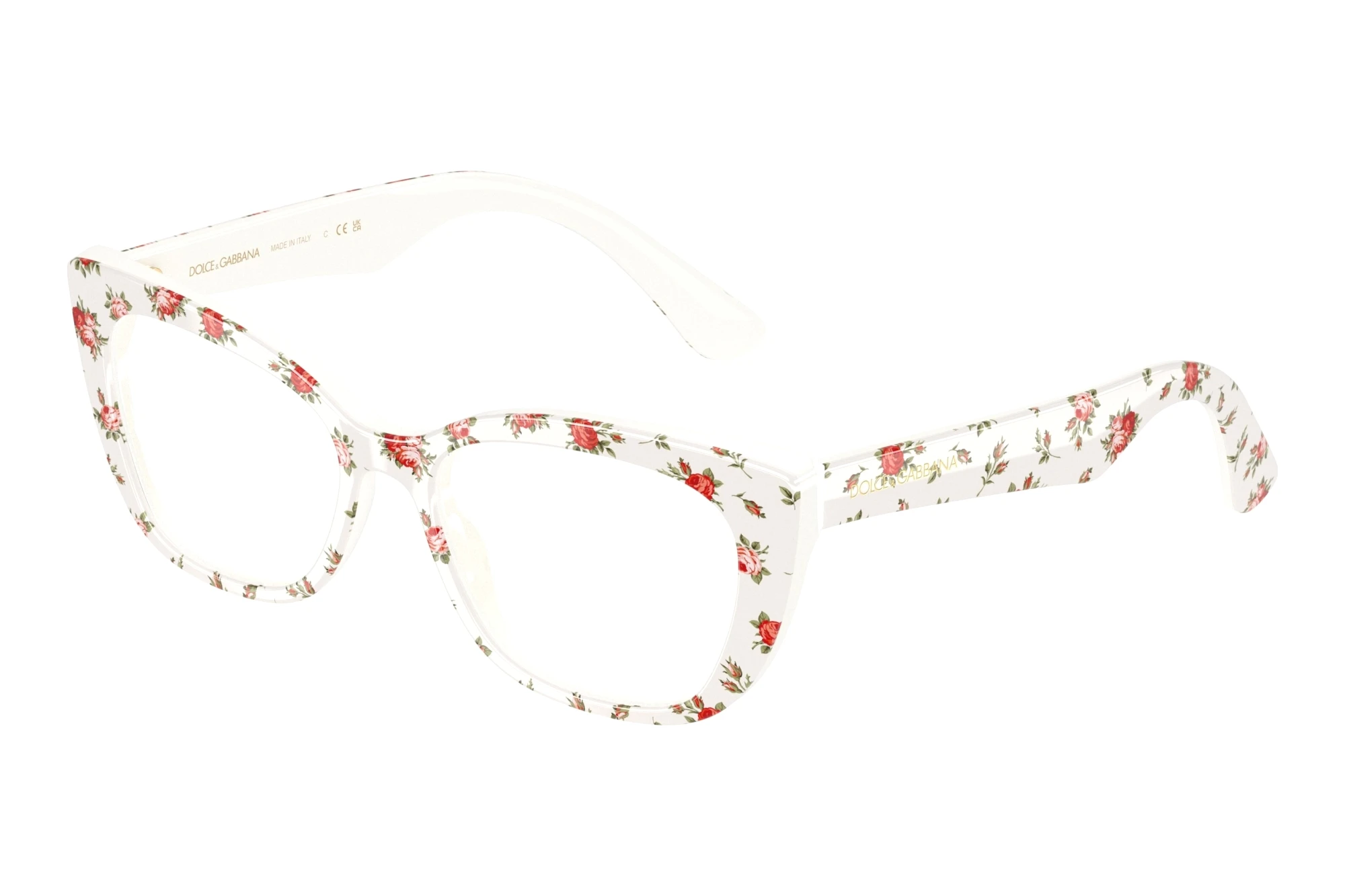 Dolce & Gabbana DX3357 3487 Print White Roses Dolce & Gabbana DX3357 3487 Print White Roses