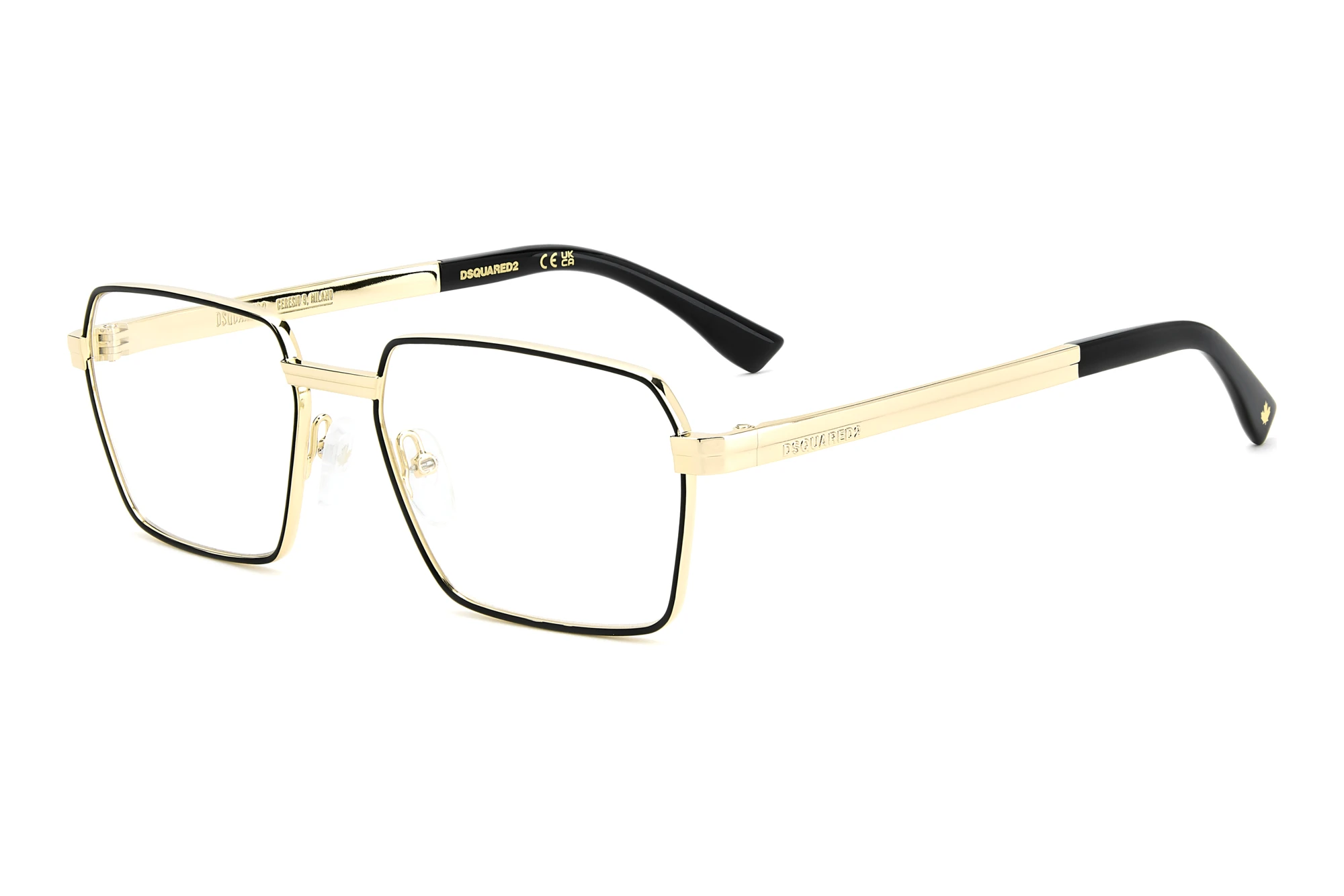 Dsquared2 D2 0193 I46 MATTE BLACK GOLD Dsquared2 D2 0193 I46 MATTE BLACK GOLD