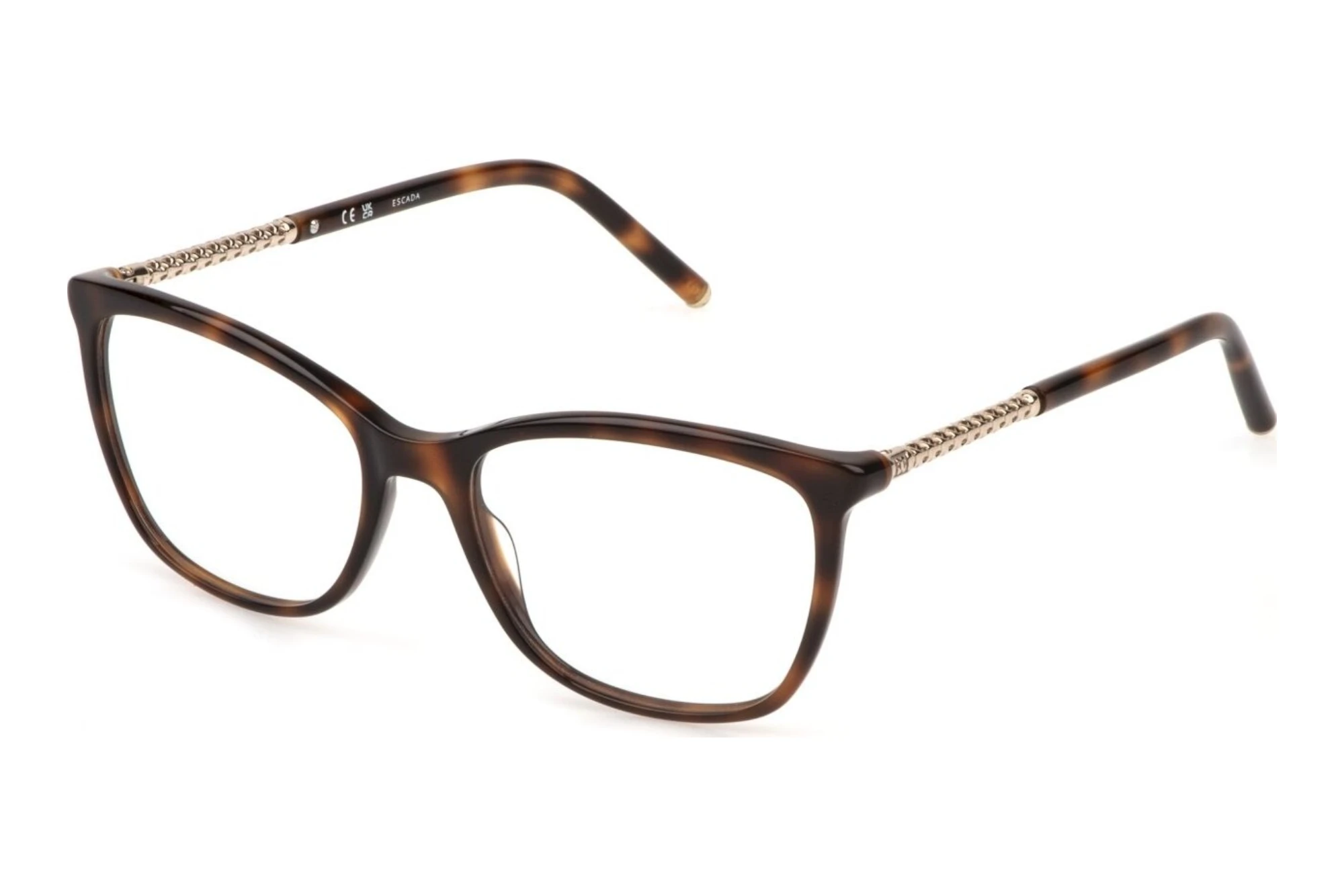 Escada VESG52 01AY SHINY DARK HAVANA Escada VESG52 01AY SHINY DARK HAVANA
