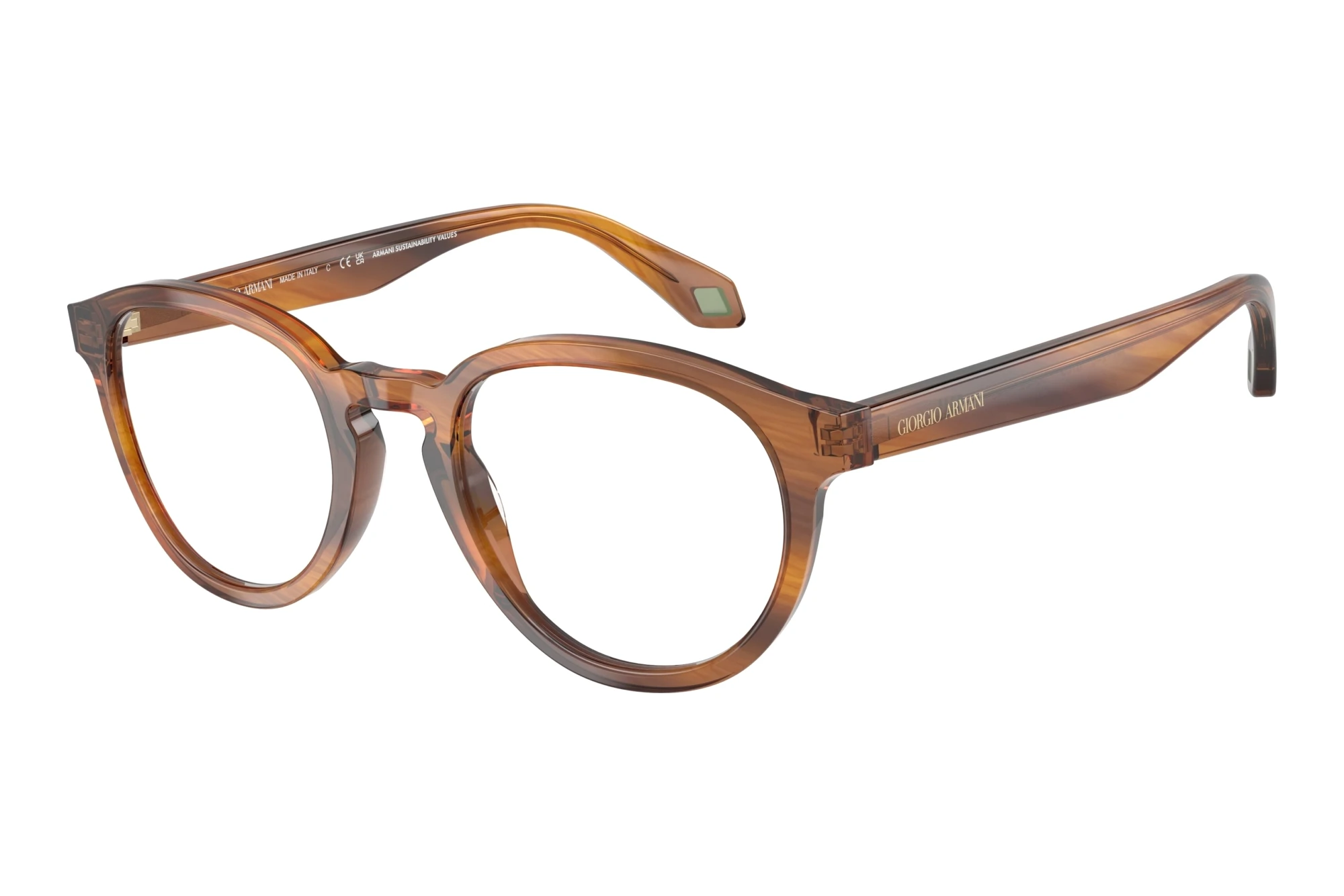 Giorgio Armani AR7248 6163 Striped Honey Giorgio Armani AR7248 6163 Striped Honey