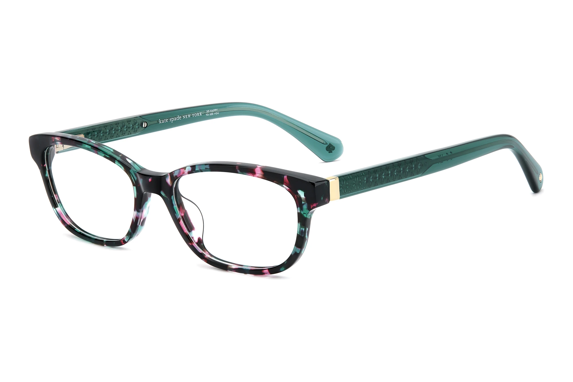 Kate Spade KS BRISBANE 2 MYA GREEN PINK HAVANA Kate Spade KS BRISBANE 2 MYA GREEN PINK HAVANA