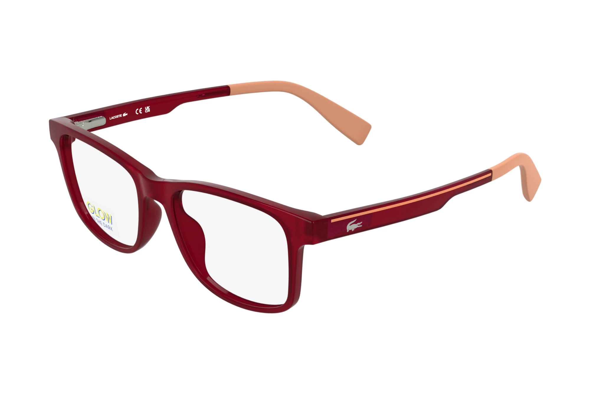 Lacoste L3663 615 TRANSPARENT RED LUMI Lacoste L3663 615 TRANSPARENT RED LUMI