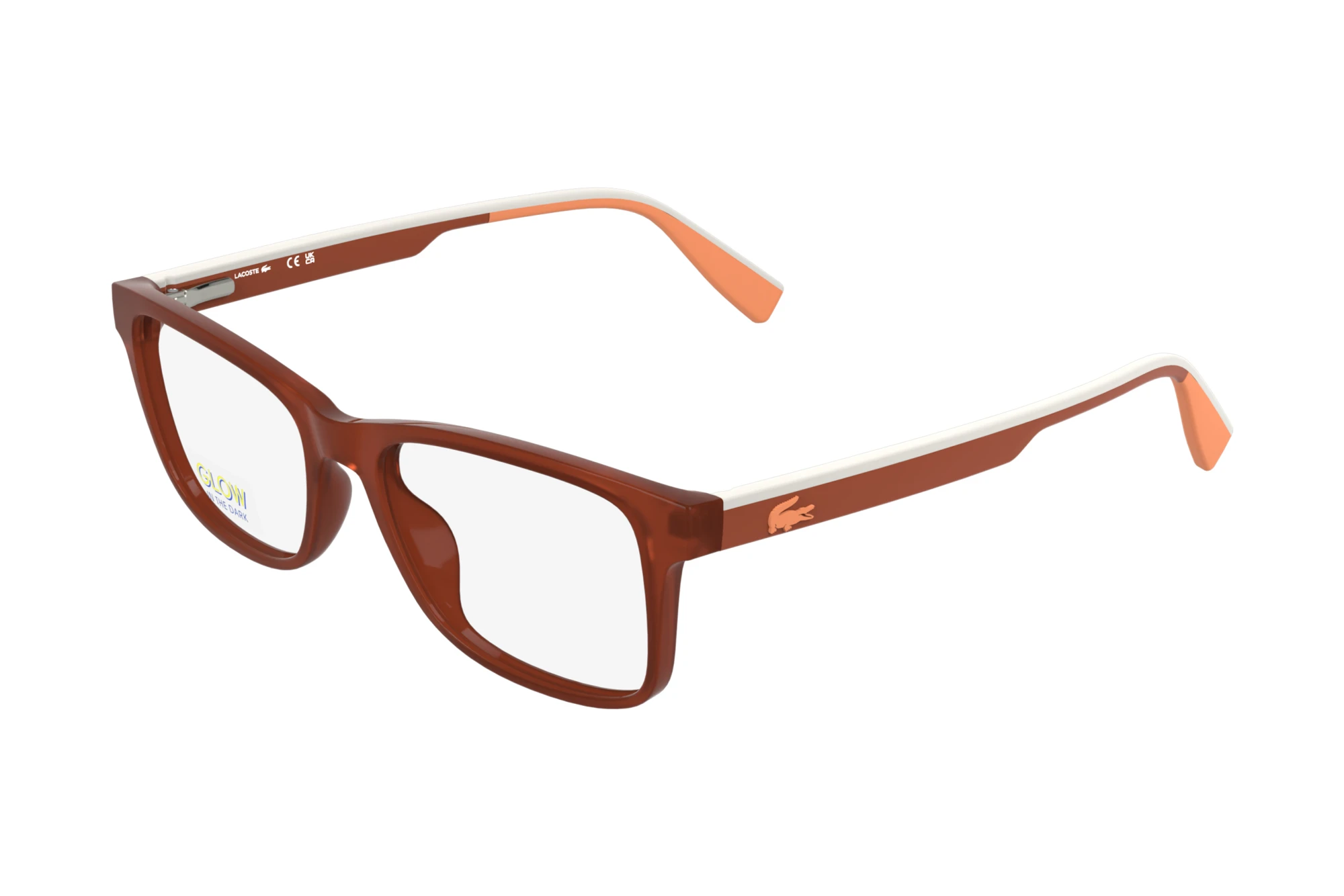 Lacoste L3665 800 TRANSPARENT DARK ORANGE LUMI Lacoste L3665 800 TRANSPARENT DARK ORANGE LUMI