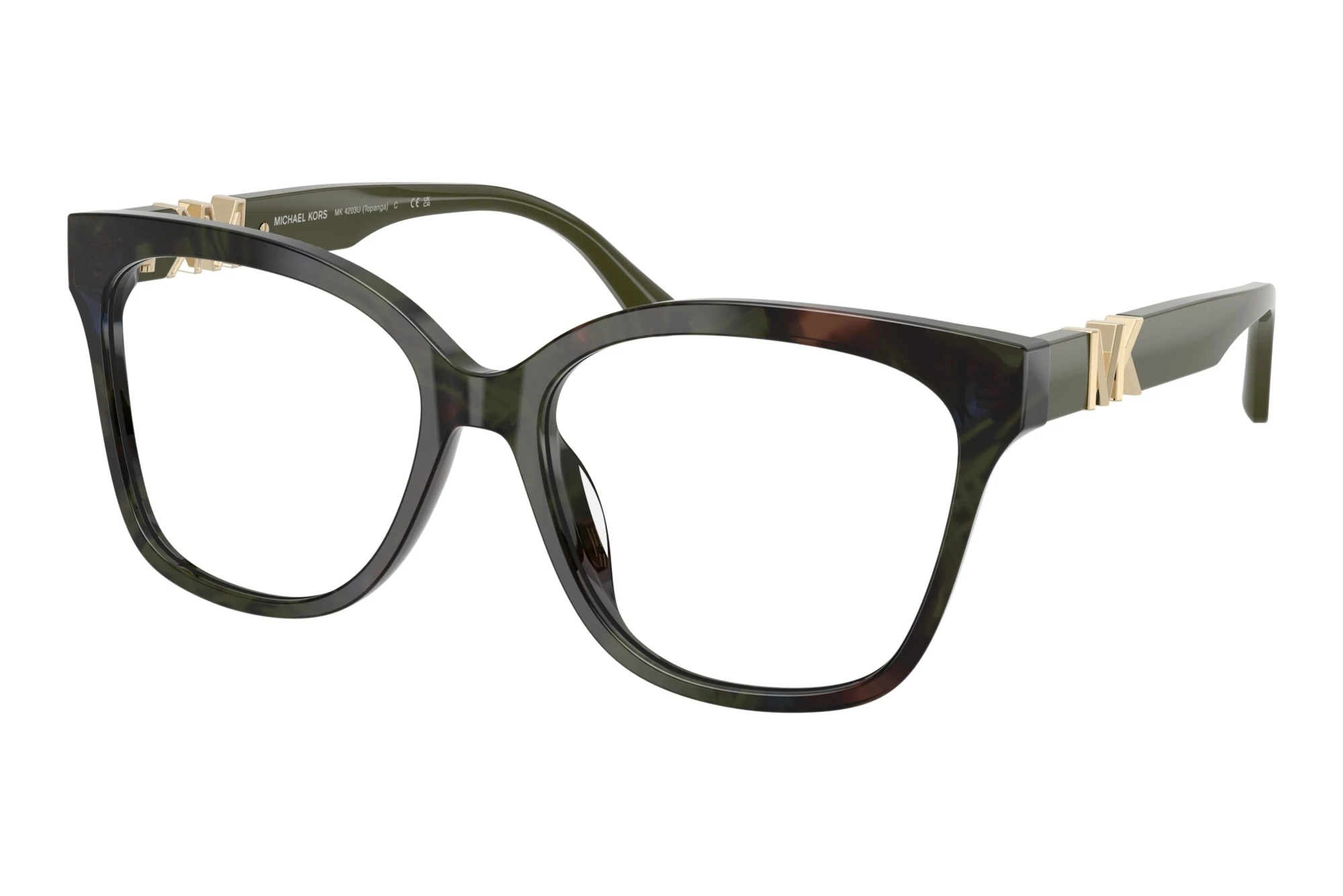 Michael Kors MK4203U 3902 Olive Camo Tortoise Michael Kors MK4203U 3902 Olive Camo Tortoise