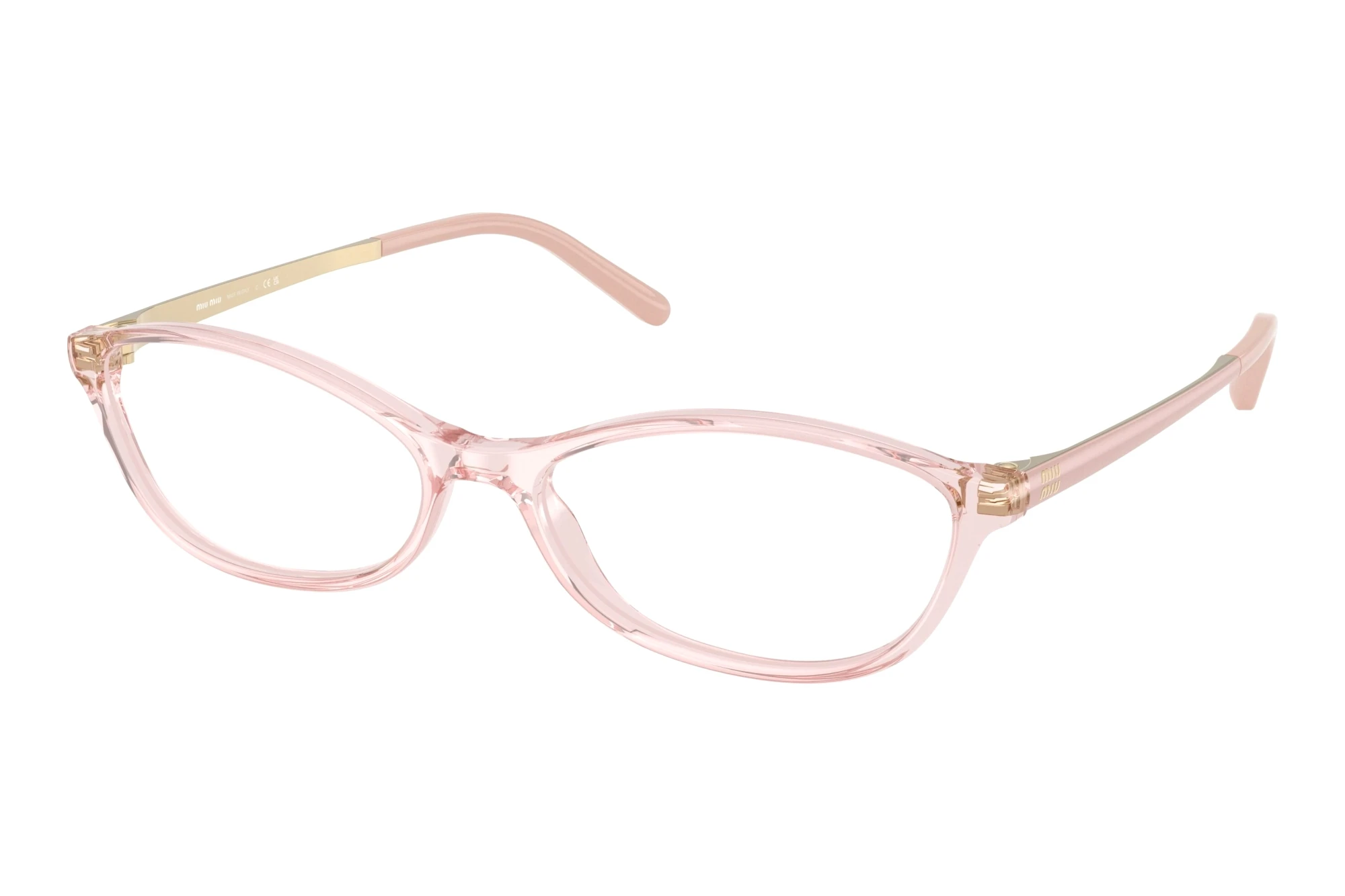 Miu Miu MU 05ZV 26Q1O1 Trasparent Pink Miu Miu MU 05ZV 26Q1O1 Trasparent Pink