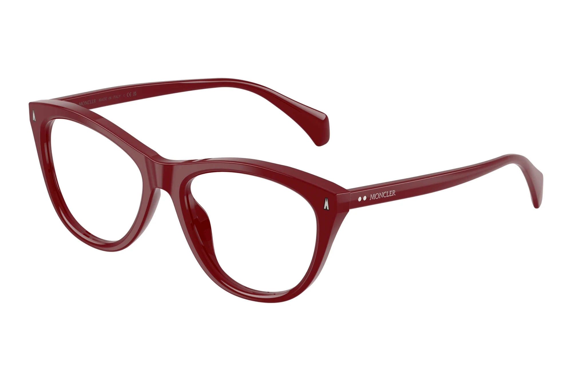 Moncler ME2034U 3051 Shiny Solid Burgundy Moncler ME2034U 3051 Shiny Solid Burgundy