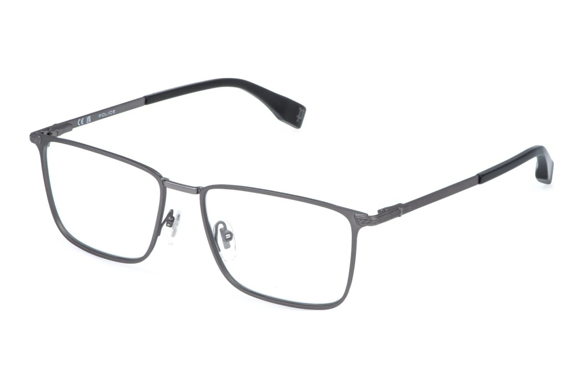 Police VPLR64 0E56 TOTAL SHINY RUTHENIUM W/MATT/SANDBLASTED Police VPLR64 0E56 TOTAL SHINY RUTHENIUM W/MATT/SANDBLASTED