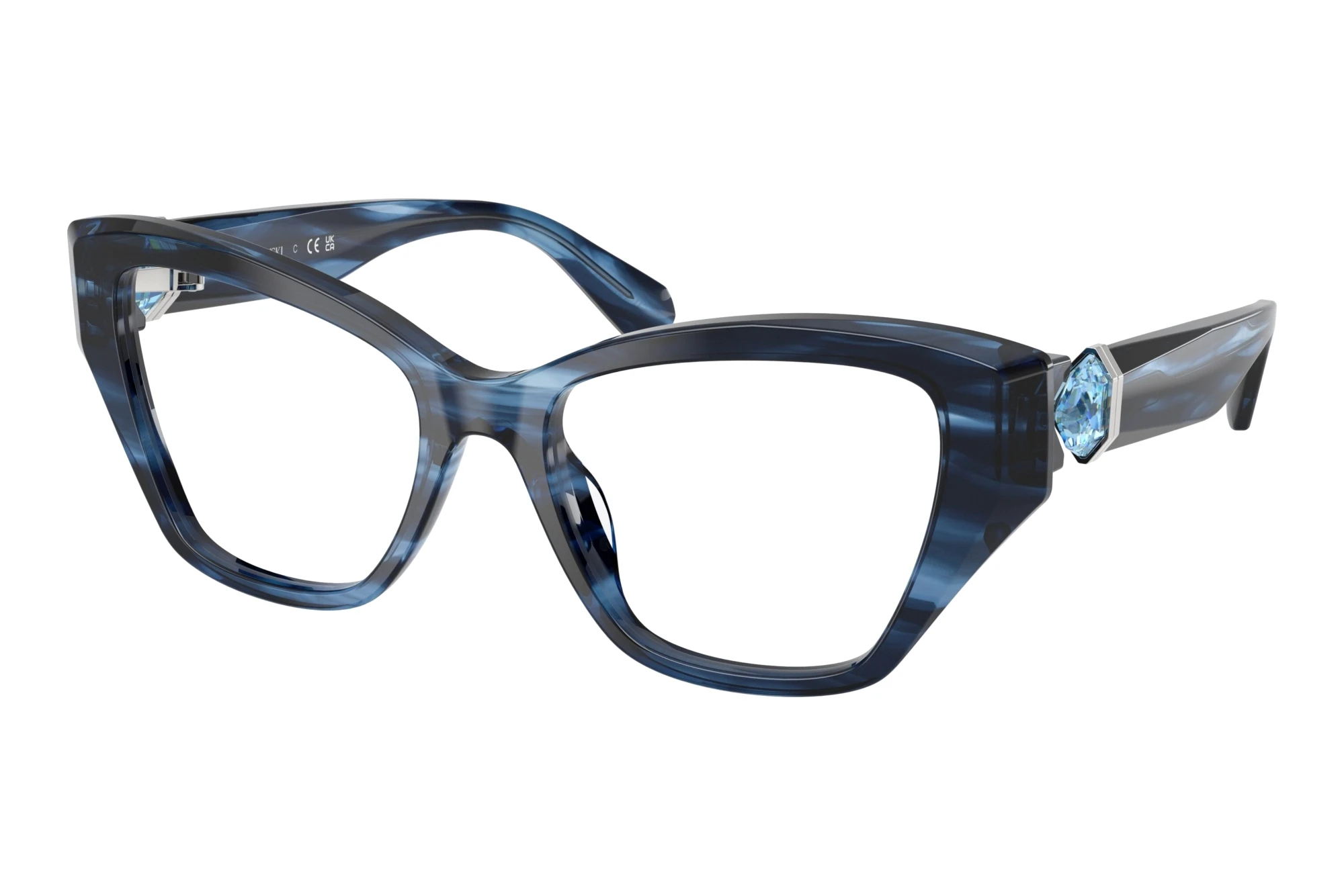 Swarovski SK2050U 1090 Striped Blue Swarovski SK2050U 1090 Striped Blue