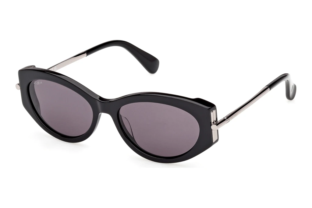 Max Mara   MM0167 01A grauGlänzend Schwarz Max Mara   MM0167 01A grauGlänzend Schwarz