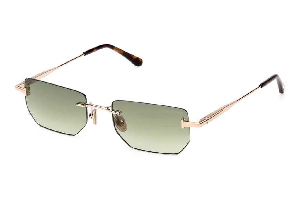 Tom Ford   FT1355 28P grün verlaufendGlänzend Rose Gold Tom Ford   FT1355 28P grün verlaufendGlänzend Rose Gold