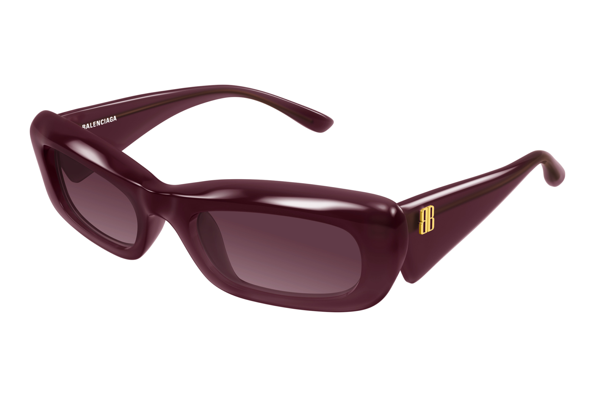 Balenciaga BB0504S 004 BURGUNDY Balenciaga BB0504S 004 BURGUNDY