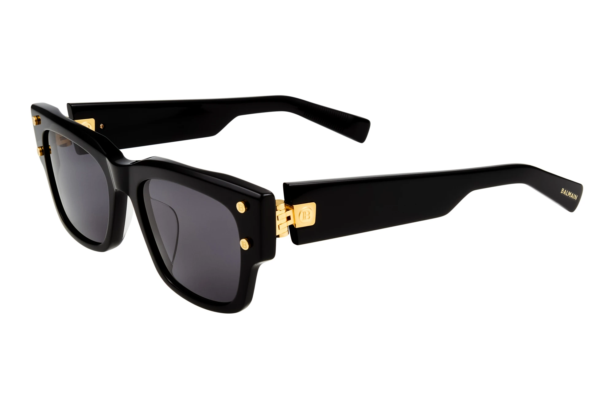 Balmain Paris BPS-118 A-AF Dark Grey - ARBlack - Gold w Balmain Paris BPS-118 A-AF Dark Grey - ARBlack - Gold w
