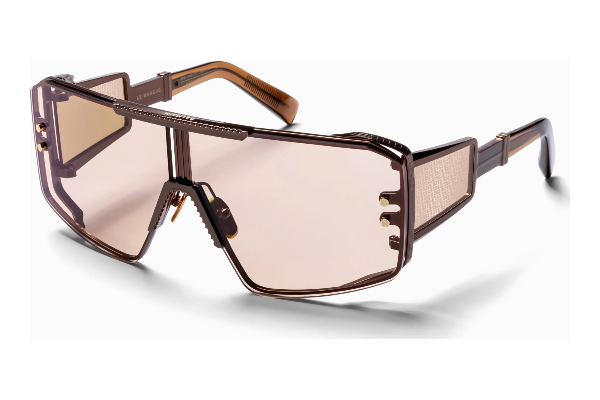 Balmain Paris BPS-146 E Medium Brown - ARBrown - Crystal Brown w Balmain Paris BPS-146 E Medium Brown - ARBrown - Crystal Brown w