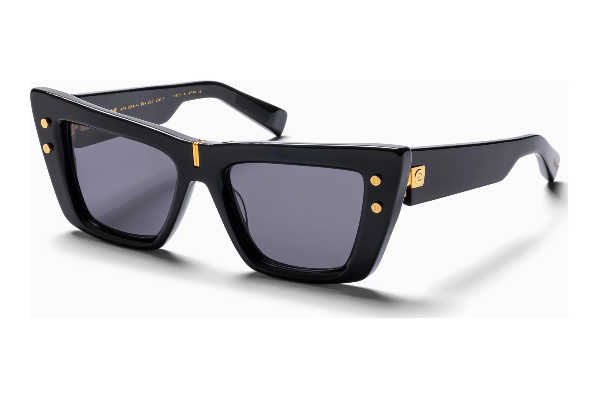 Balmain Paris BPS-156 A Dark Grey - ARBlack - Gold w Balmain Paris BPS-156 A Dark Grey - ARBlack - Gold w