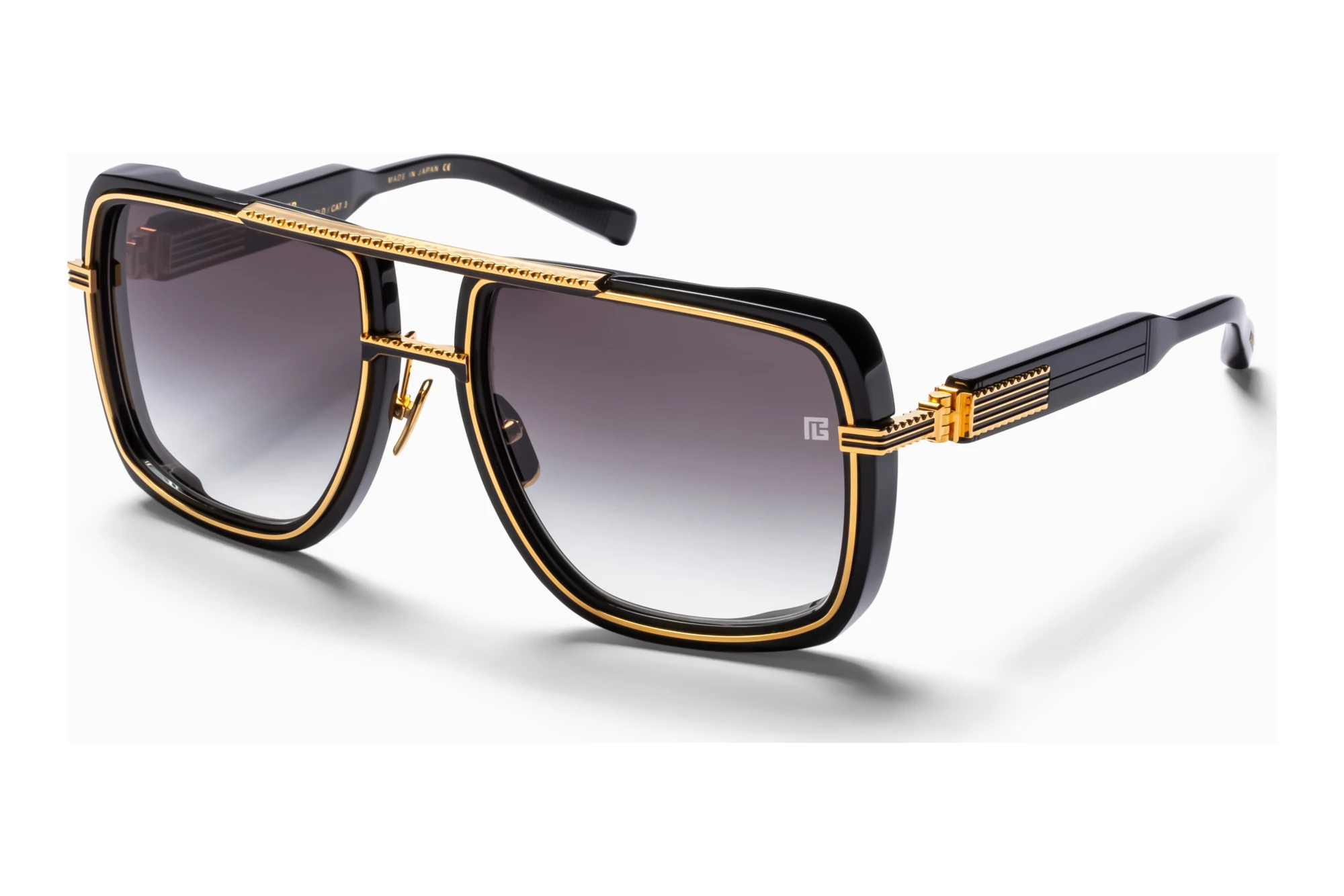 Balmain Paris BPS-160 A Dark Grey to Clear - ARBlack - Gold Balmain Paris BPS-160 A Dark Grey to Clear - ARBlack - Gold