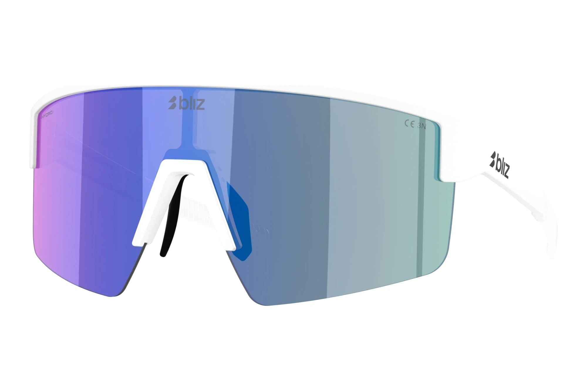 Bliz ZB7022 702216 Smoke/Blue MulticolorMatte White Bliz ZB7022 702216 Smoke/Blue MulticolorMatte White