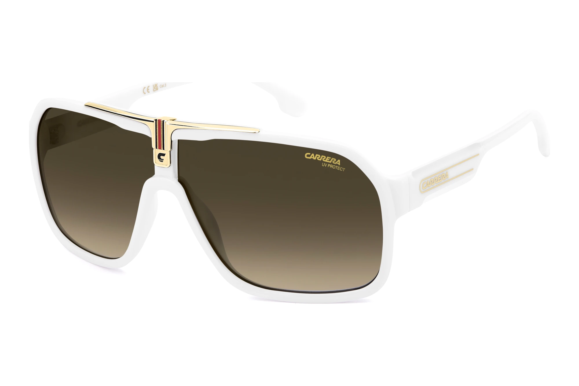 Carrera CARRERA 1014/S VK6/HA BROWN SHADEDWHITE Carrera CARRERA 1014/S VK6/HA BROWN SHADEDWHITE