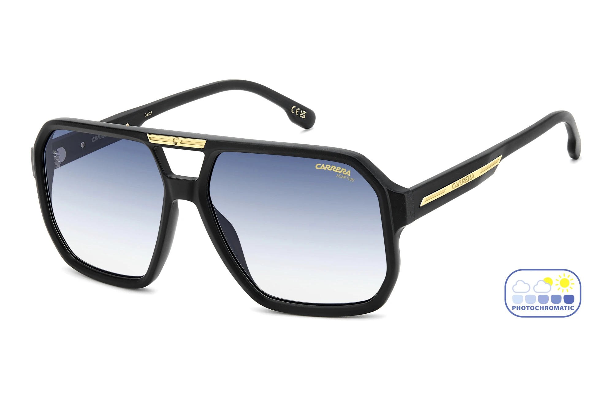 Carrera VICTORY C 01/S 003/7Q BLUE SHADED PHOTOCHROMATIC ANTIREFLEXMATTE BLACK Carrera VICTORY C 01/S 003/7Q BLUE SHADED PHOTOCHROMATIC ANTIREFLEXMATTE BLACK