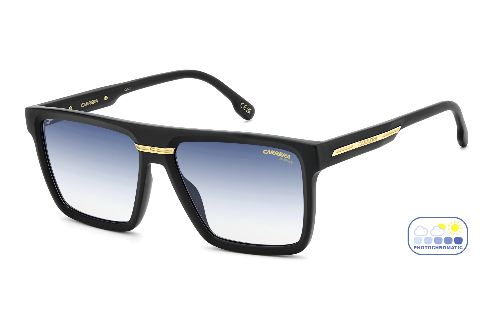 Carrera VICTORY C 03/S 003/7Q BLUE SHADED PHOTOCHROMATIC ANTIREFLEXMATTE BLACK Carrera VICTORY C 03/S 003/7Q BLUE SHADED PHOTOCHROMATIC ANTIREFLEXMATTE BLACK