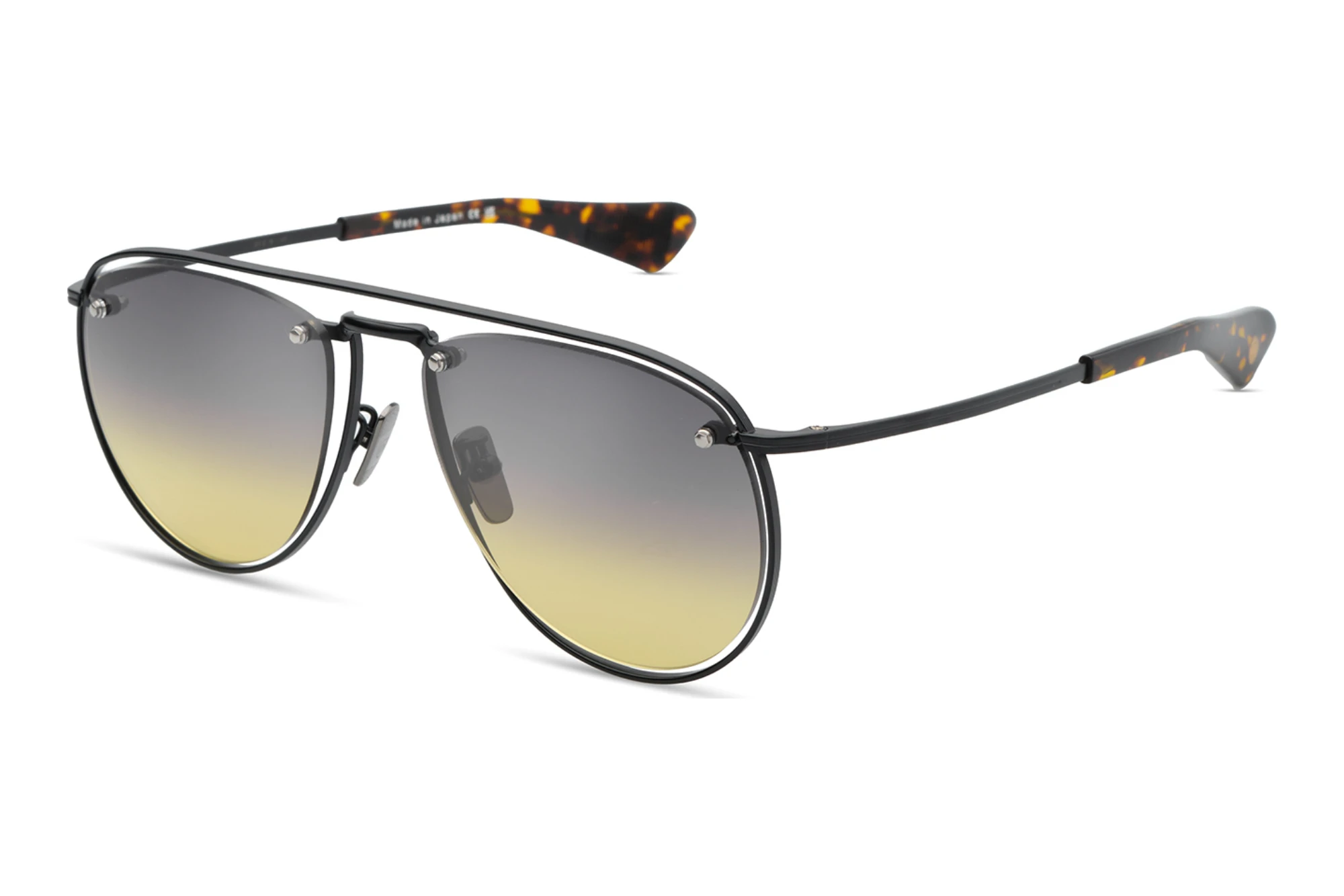 DITA DTS-176 01A GREY TO YELLOW GRADIENTMATTE BLACK - TORTOISE DITA DTS-176 01A GREY TO YELLOW GRADIENTMATTE BLACK - TORTOISE
