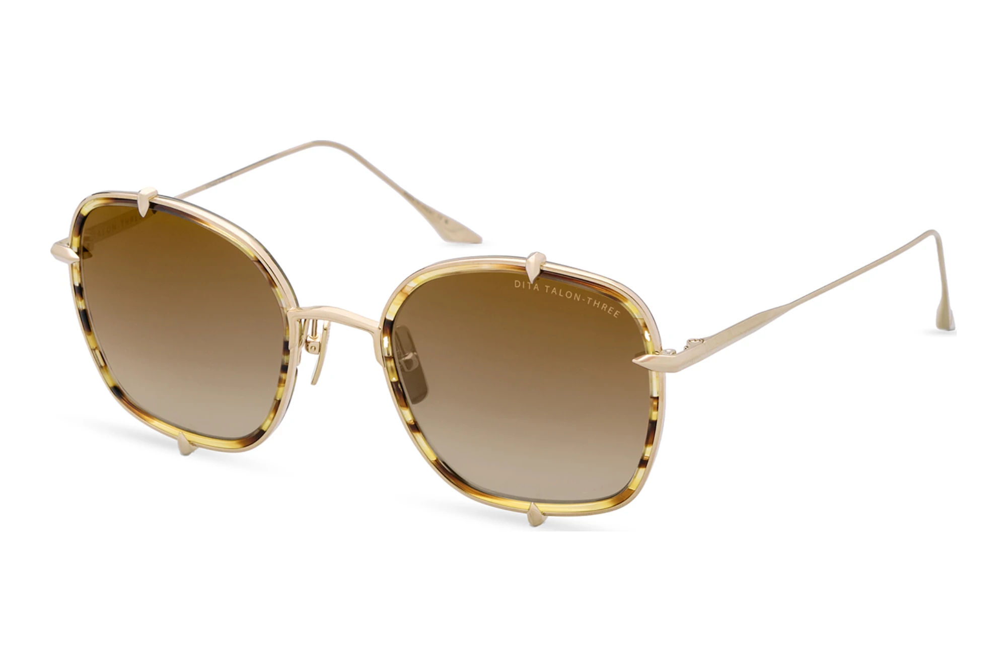 DITA DTS-442 03A BROWN TO CLEAR GRADIENTBROWN HAZEL - WHITE GOLD DITA DTS-442 03A BROWN TO CLEAR GRADIENTBROWN HAZEL - WHITE GOLD