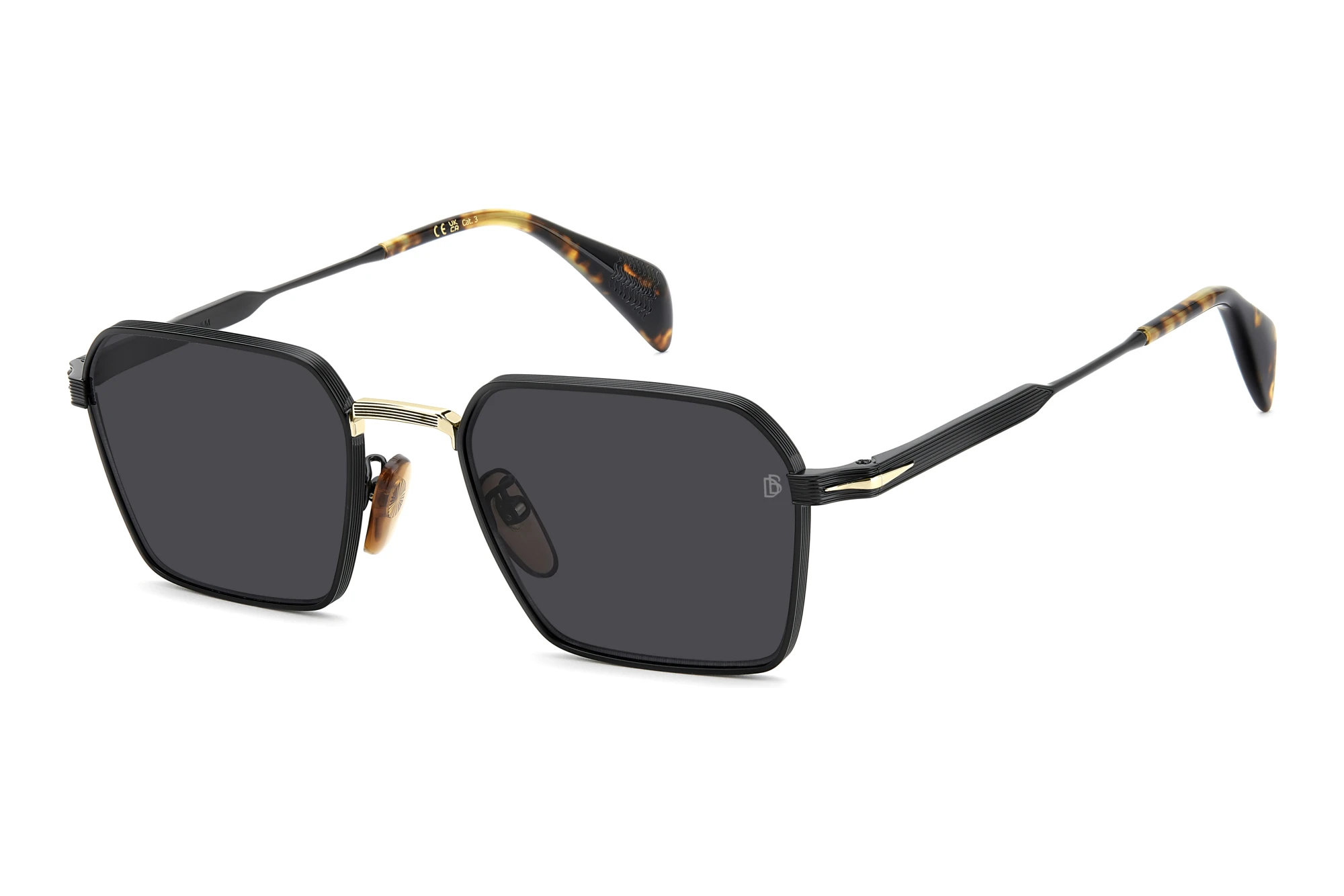 David Beckham DB 1245/S 2M2/2K GREY ANTIREFLEXBLACK GOLD David Beckham DB 1245/S 2M2/2K GREY ANTIREFLEXBLACK GOLD