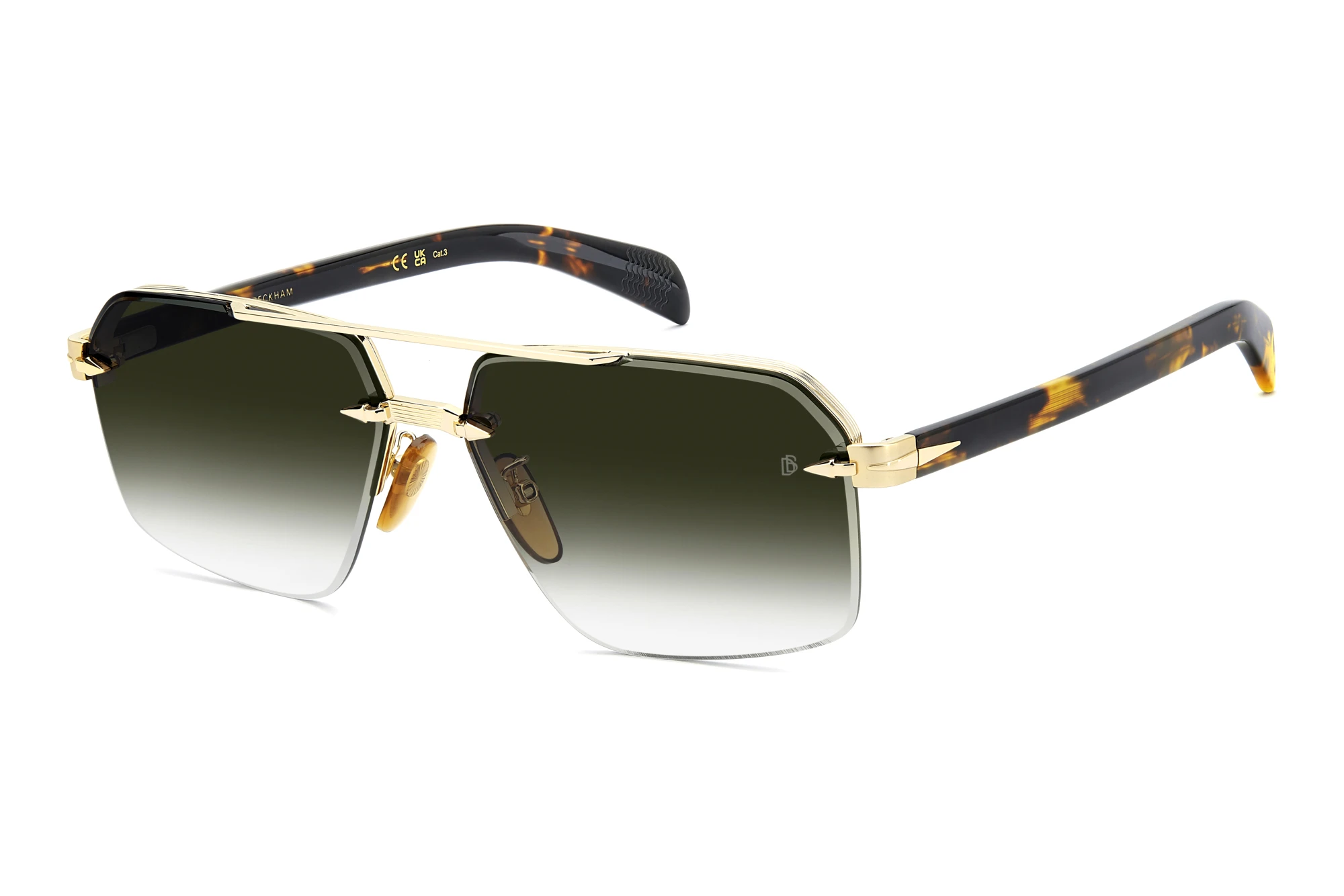 David Beckham DB 7170/S 0NR/8Z GREEN SHADED ANTIREFLEXGOLD BROWN HAVANA David Beckham DB 7170/S 0NR/8Z GREEN SHADED ANTIREFLEXGOLD BROWN HAVANA
