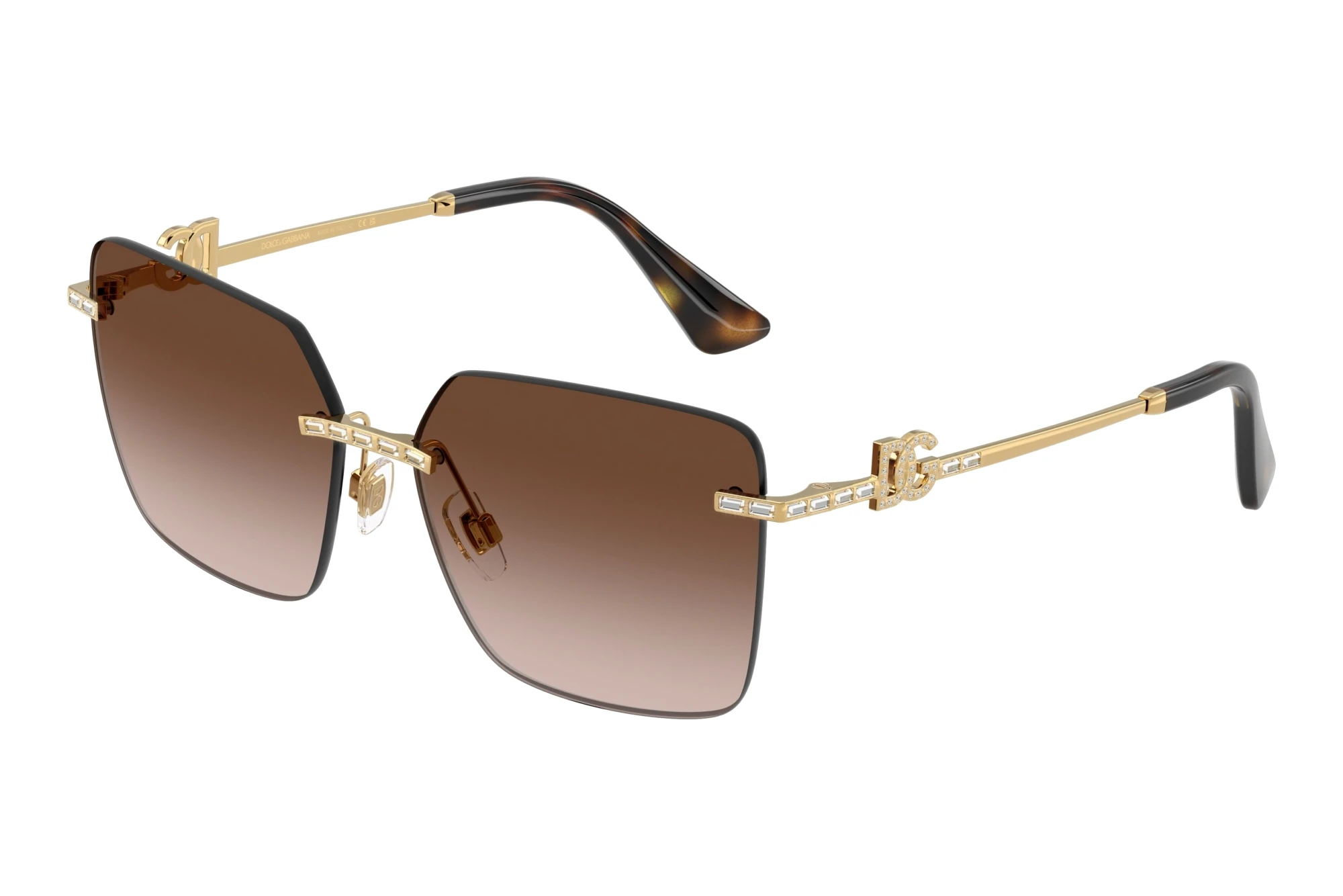 Dolce & Gabbana DG2332B 02/13 Gradient BrownGold Dolce & Gabbana DG2332B 02/13 Gradient BrownGold