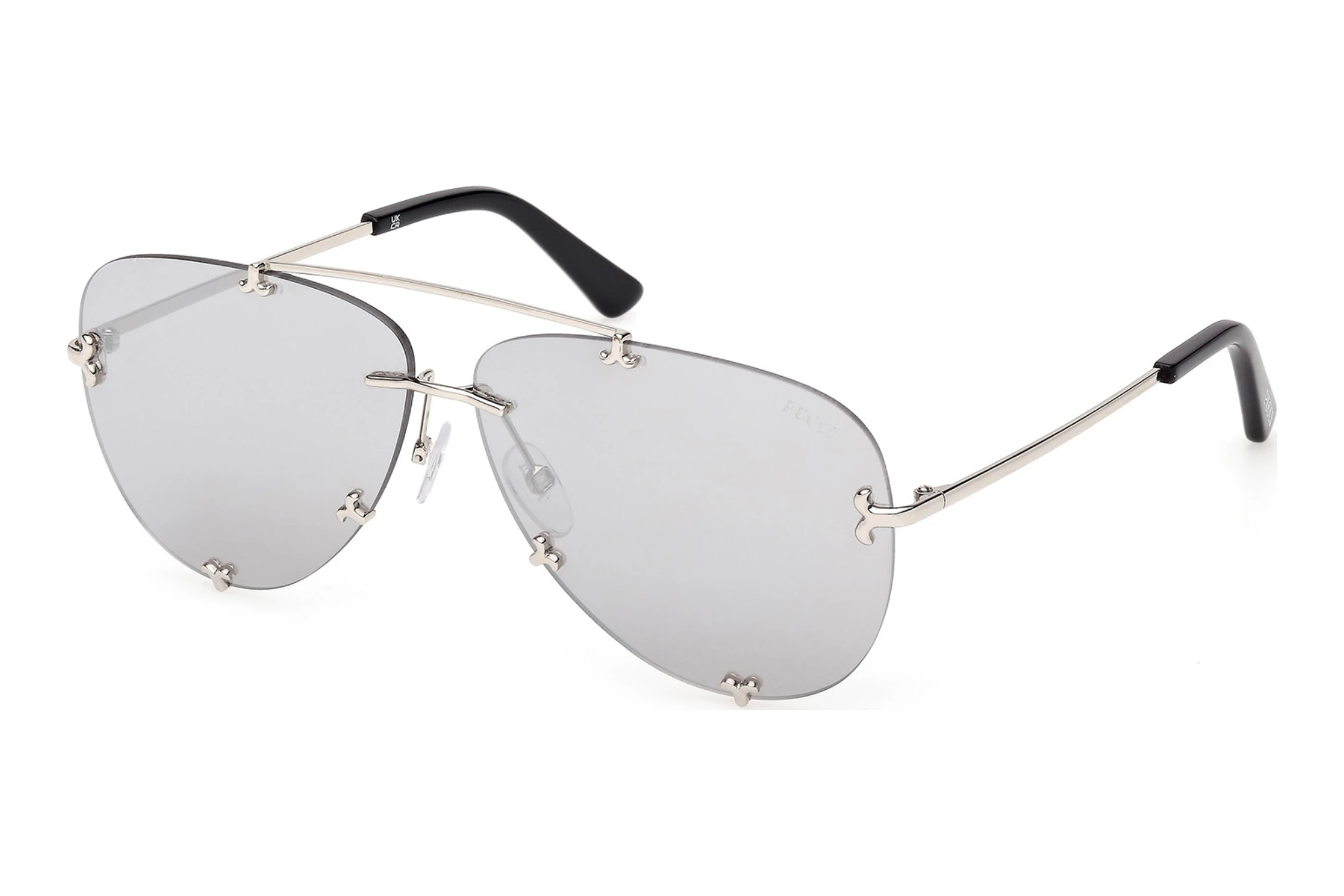 Emilio Pucci EP0236 16C grau verspiegeltGlänzend Palladium Emilio Pucci EP0236 16C grau verspiegeltGlänzend Palladium