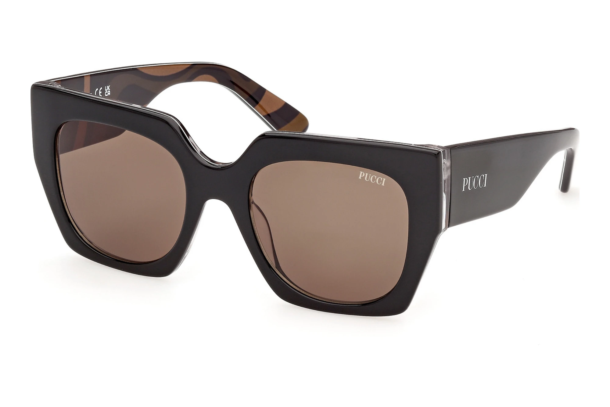 Emilio Pucci EP0262 05E braunSchwarz/Muster Emilio Pucci EP0262 05E braunSchwarz/Muster