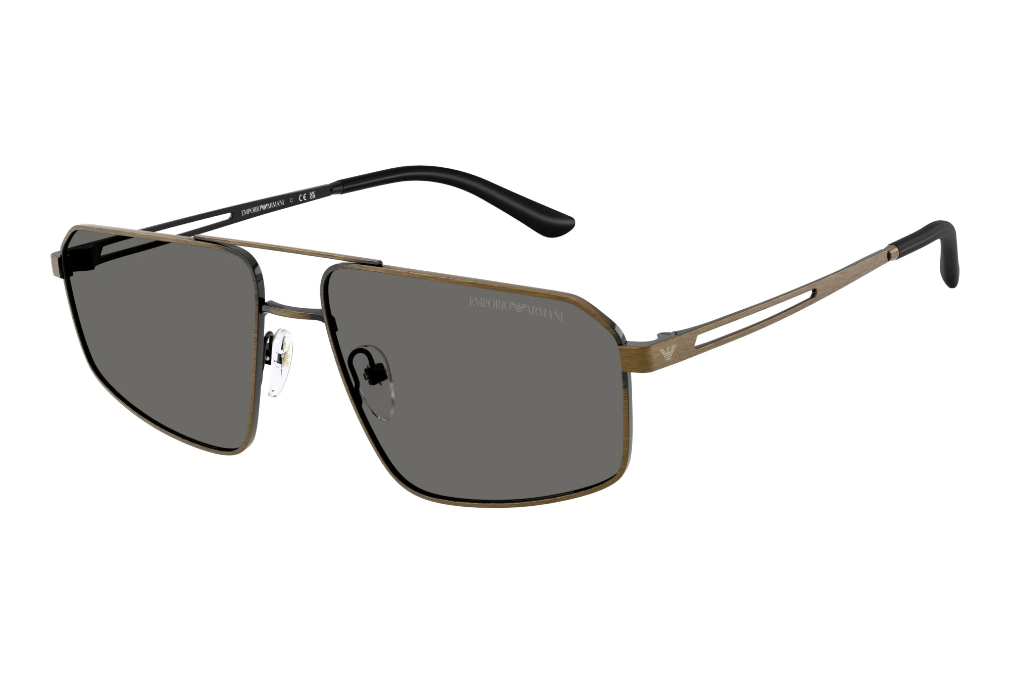 Emporio Armani EA2173 327087 GreyBrushed Antique Gold Emporio Armani EA2173 327087 GreyBrushed Antique Gold