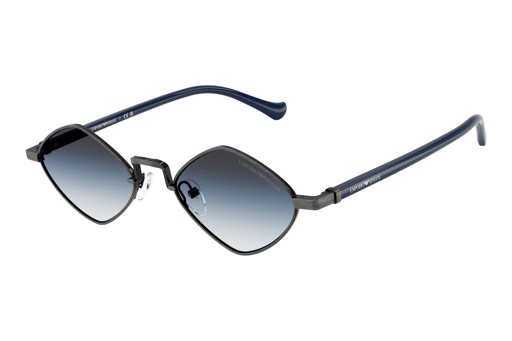 Emporio Armani EA2182 34448G Grey BlueShiny Anticate Silver Emporio Armani EA2182 34448G Grey BlueShiny Anticate Silver