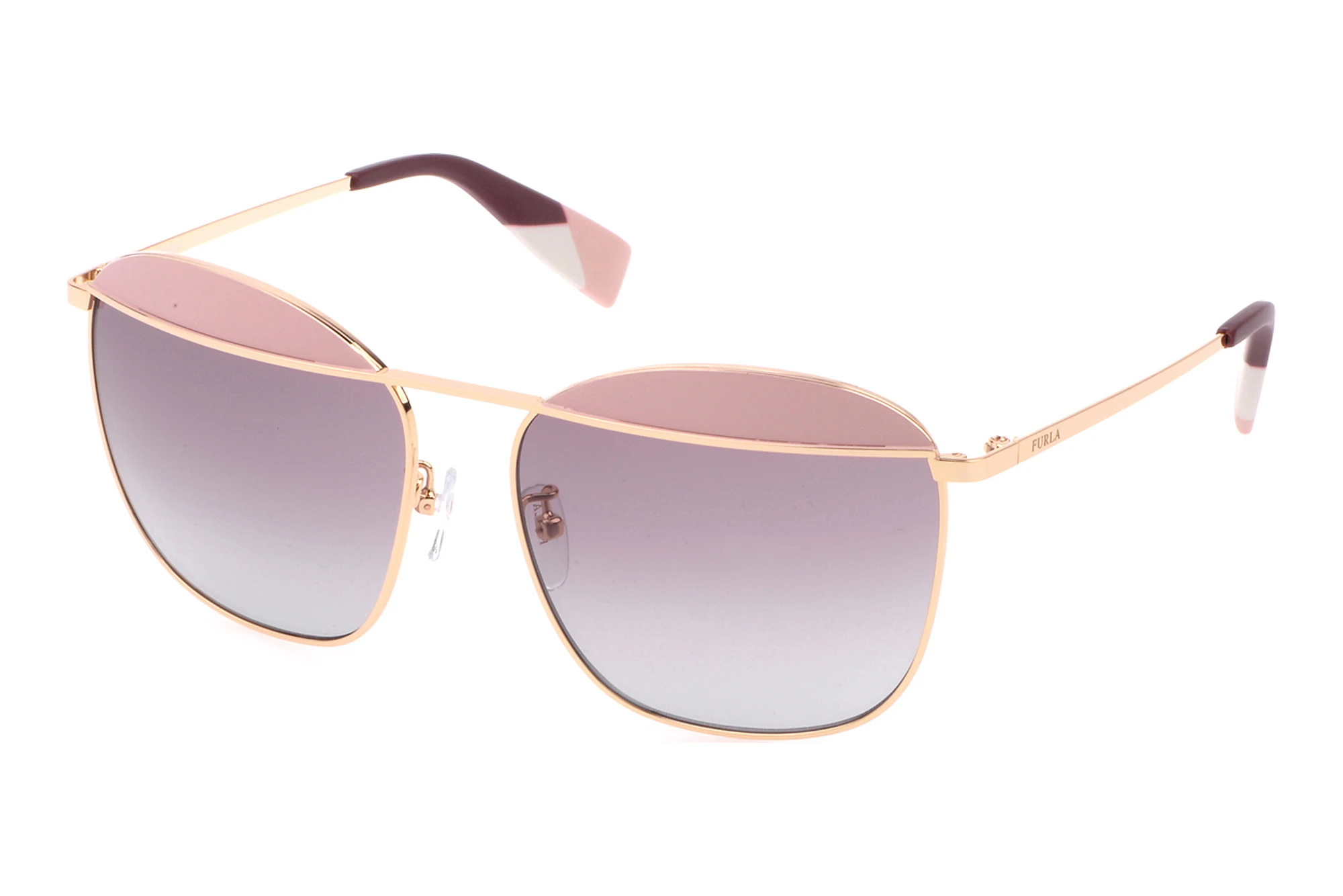 Furla SFU237 0323 BROWN GRADIENT SMOKEORO ROSE' LUCIDO C/PARTI ROSA Furla SFU237 0323 BROWN GRADIENT SMOKEORO ROSE' LUCIDO C/PARTI ROSA