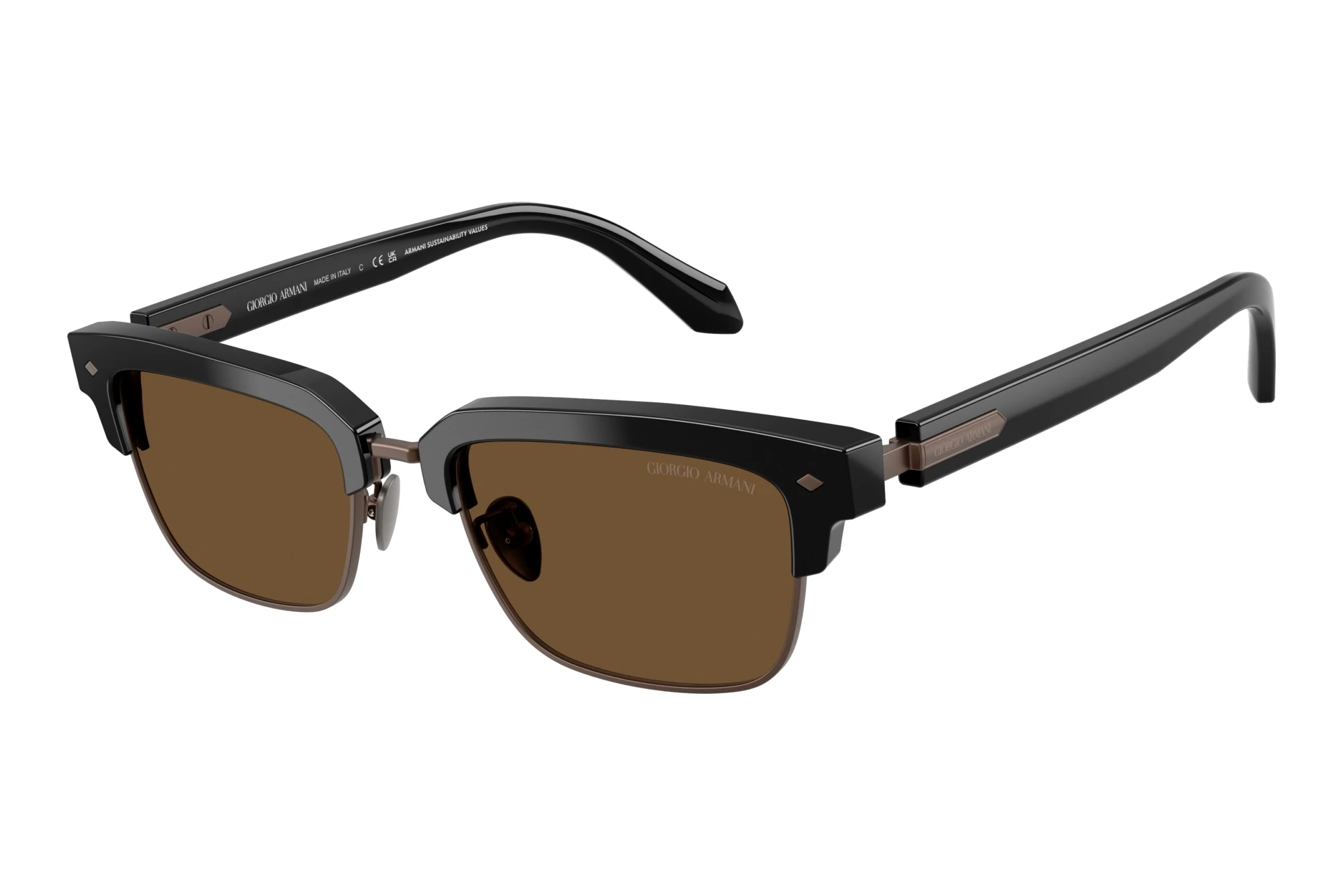 Giorgio Armani AR8243 587553 Dark BrownBlack Giorgio Armani AR8243 587553 Dark BrownBlack