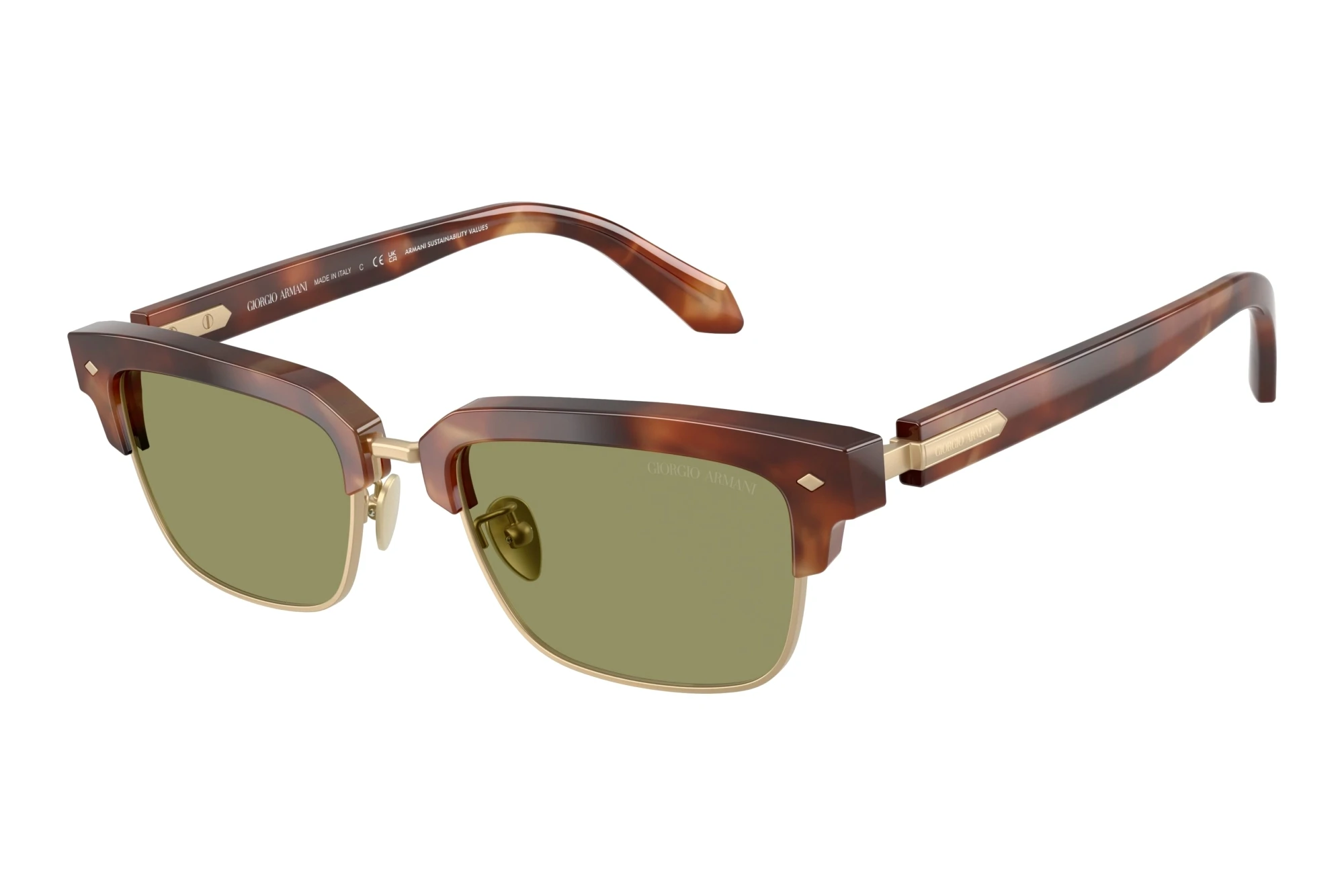 Giorgio Armani AR8243 630214 GreenBrown Havana Giorgio Armani AR8243 630214 GreenBrown Havana