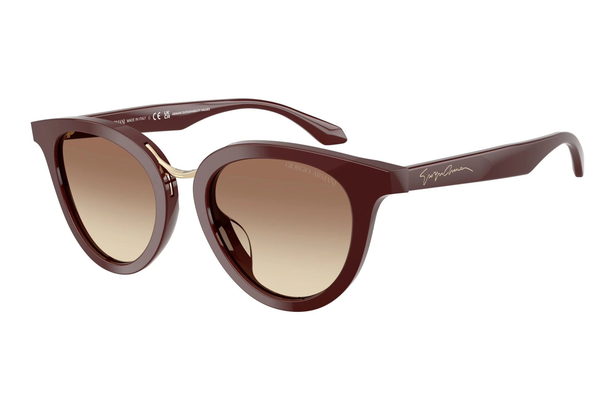 Giorgio Armani AR8252U 639913 Brown GradientBurgundy Giorgio Armani AR8252U 639913 Brown GradientBurgundy