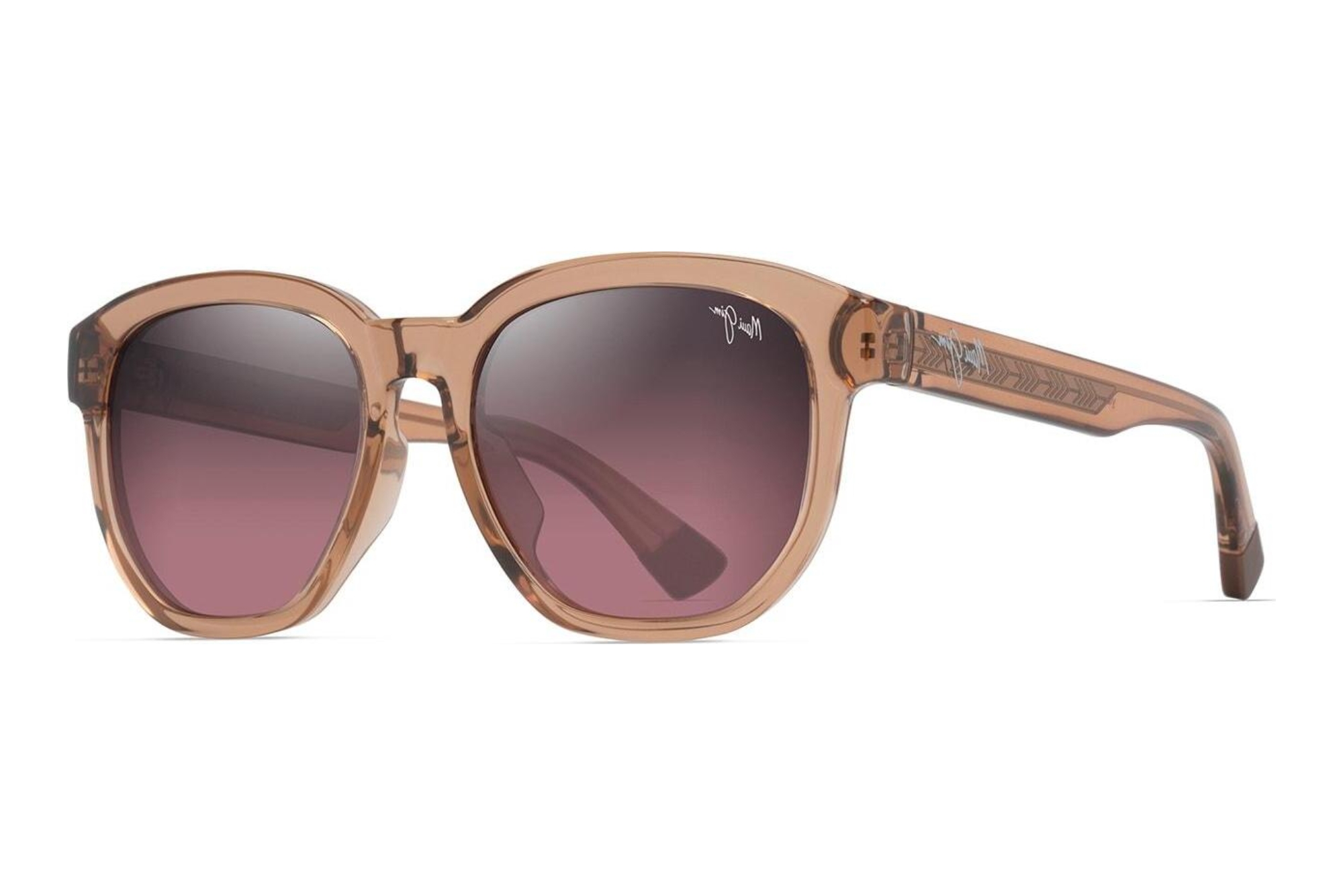 Maui Jim Akahai AF RS646-01 Maui Rose®Shiny Trans Light Brown Maui Jim Akahai AF RS646-01 Maui Rose®Shiny Trans Light Brown
