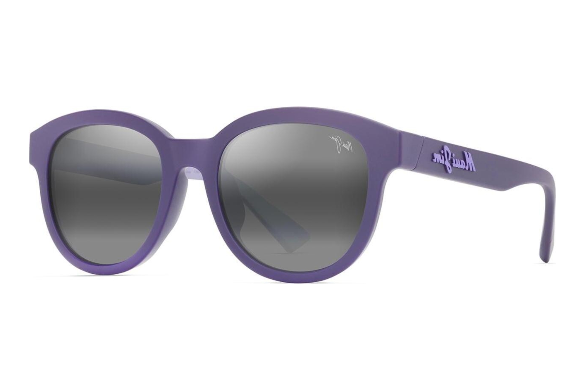 Maui Jim Ihupani AF 658-28 Neutral GreyMatte Dark Violet w/Purple Int Maui Jim Ihupani AF 658-28 Neutral GreyMatte Dark Violet w/Purple Int
