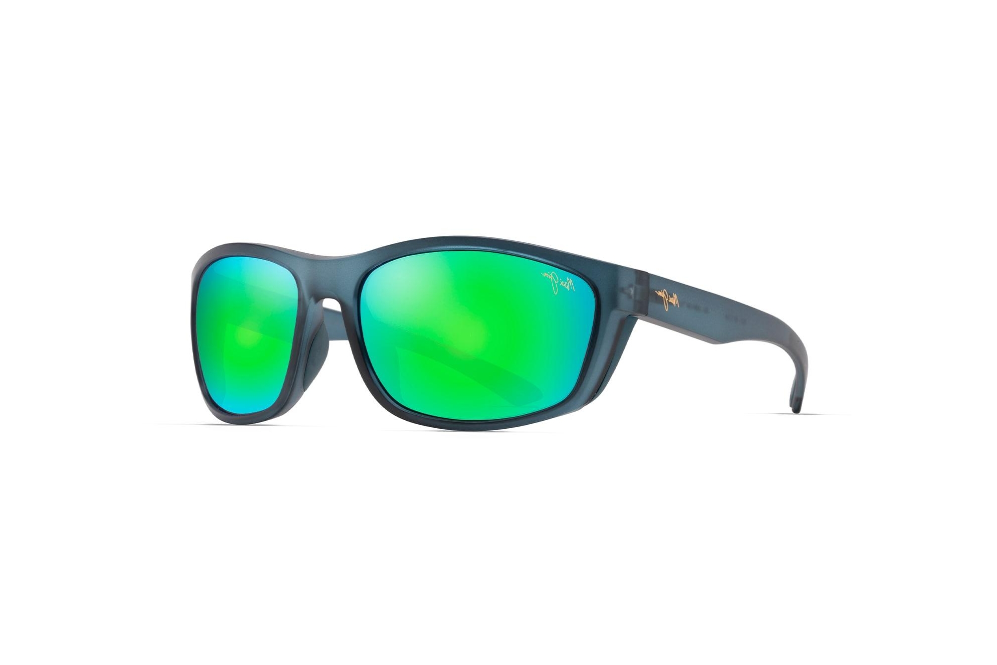 Maui Jim Nuu Landing GM869-03 MAUIGreen®Matte Teal w/Aquamarine Rubber Maui Jim Nuu Landing GM869-03 MAUIGreen®Matte Teal w/Aquamarine Rubber