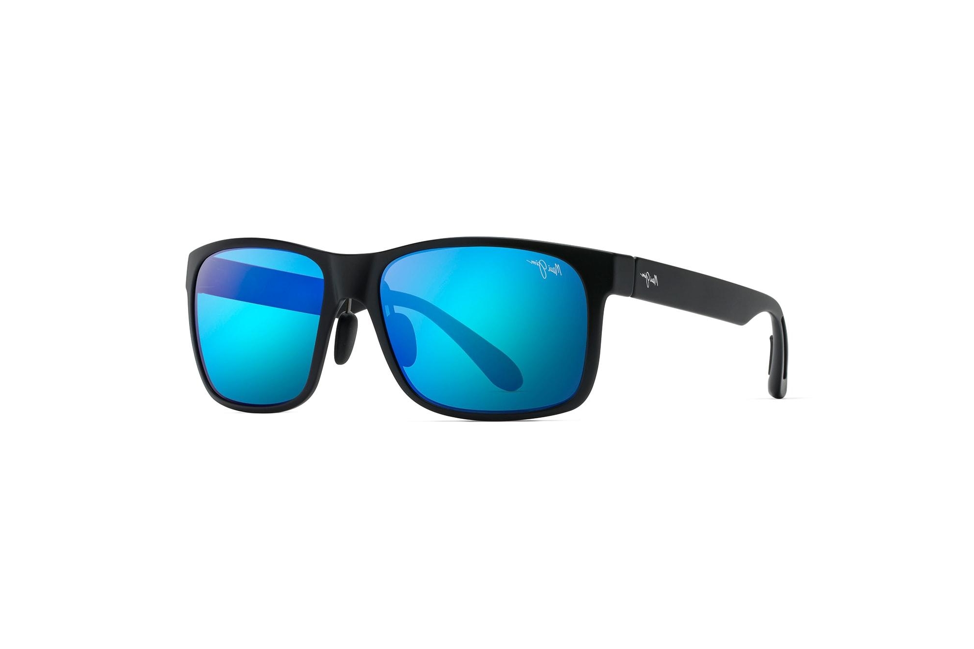 Maui Jim Red Sands B432N-2M Blue HawaiiMatte Black Maui Jim Red Sands B432N-2M Blue HawaiiMatte Black