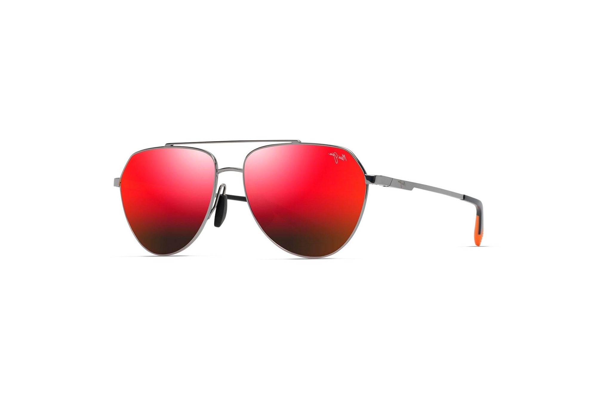 Maui Jim Waiwai RM634-17 Hawaii Lava ™Shiny Light Ruthenium Maui Jim Waiwai RM634-17 Hawaii Lava ™Shiny Light Ruthenium