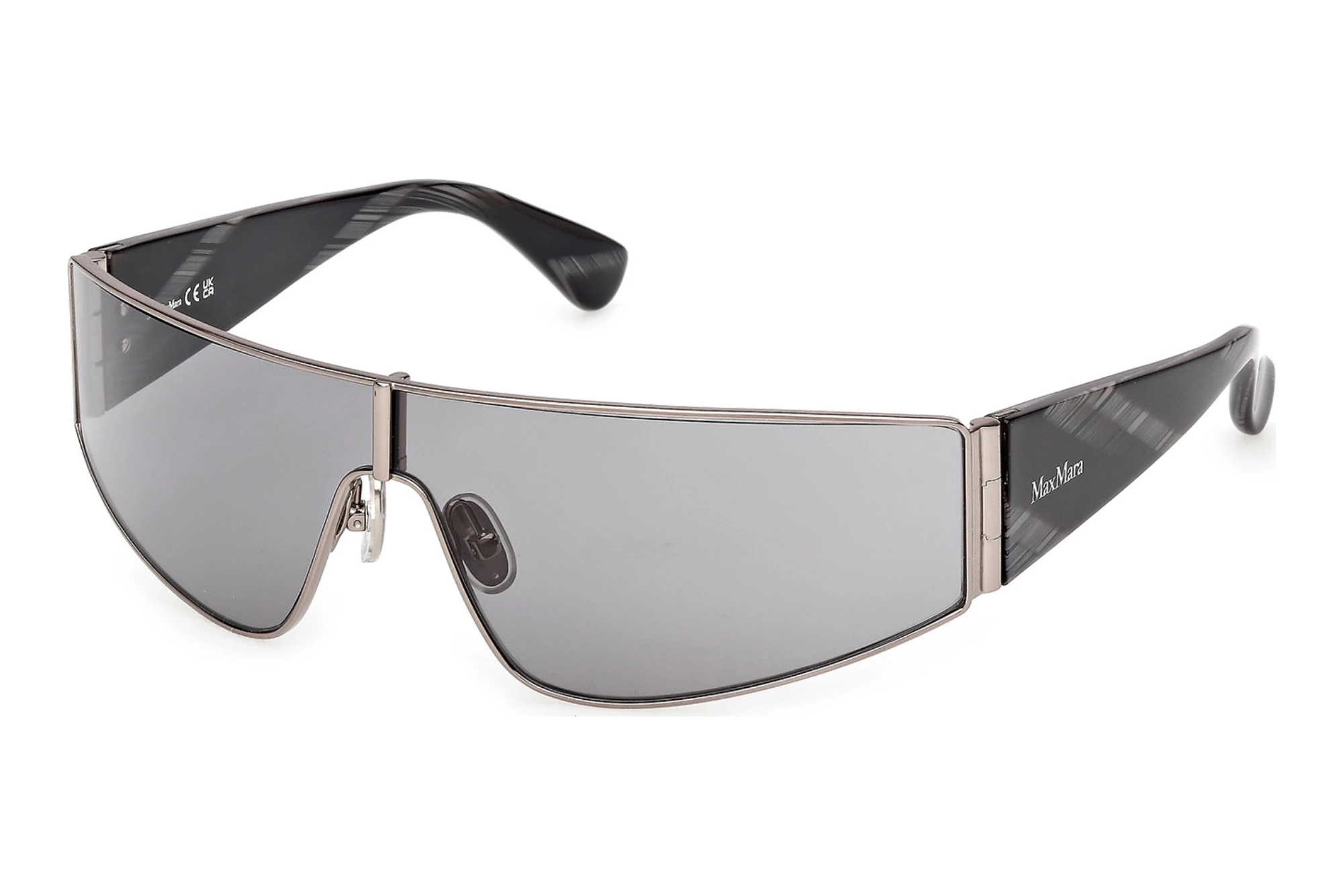 Max Mara MM0164 14A grauGlänzendes Helle Ruthenium Max Mara MM0164 14A grauGlänzendes Helle Ruthenium