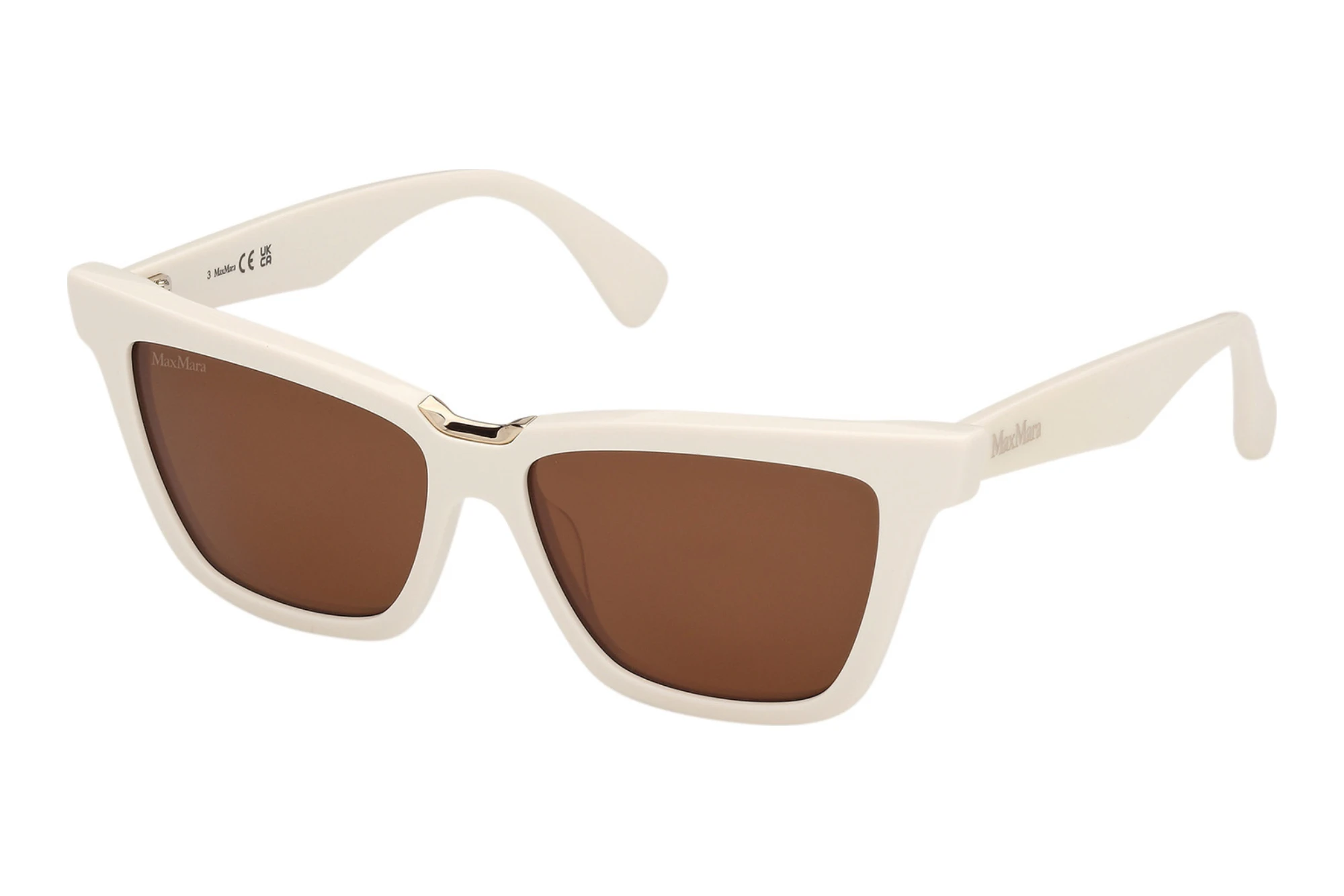 Max Mara MM0212 21E braunGlänzend Weiss Max Mara MM0212 21E braunGlänzend Weiss