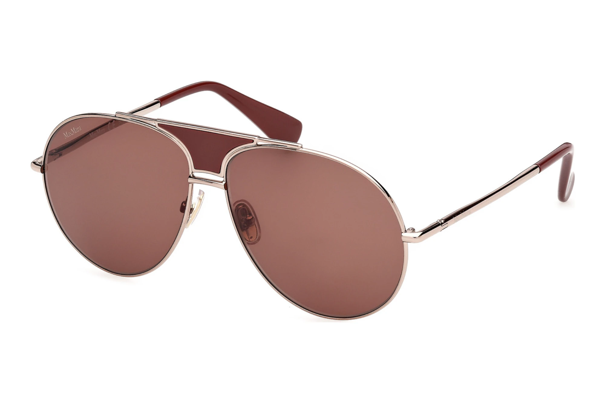 Max Mara MM0215 36E braunGlänzend Dunkel Bronze Max Mara MM0215 36E braunGlänzend Dunkel Bronze