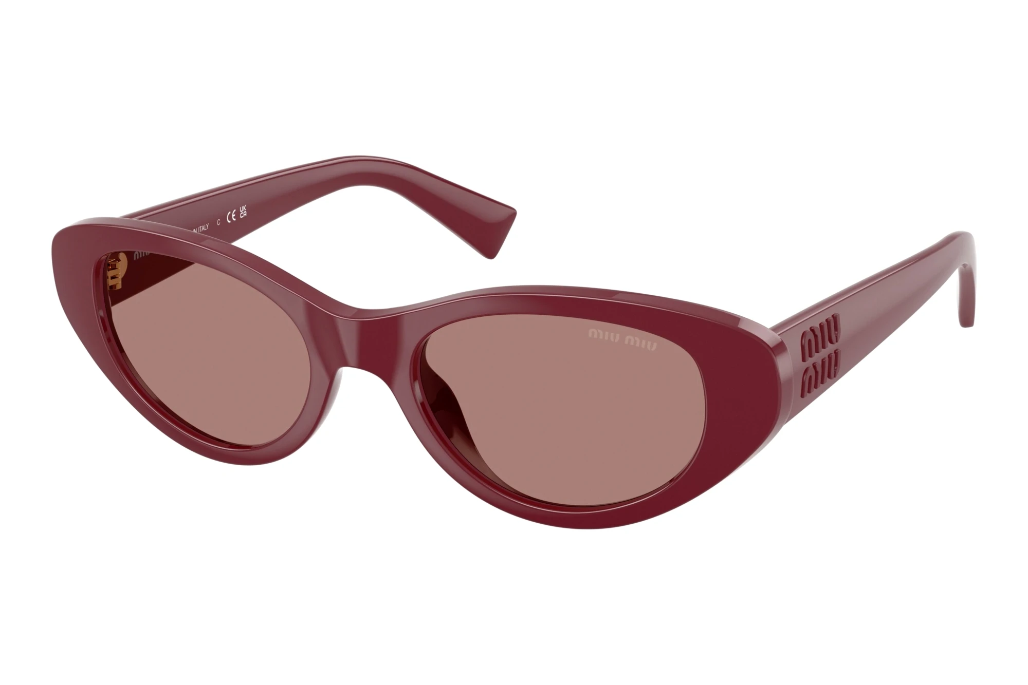 Miu Miu MU C03SU 25R60B Light BrownBordeaux Miu Miu MU C03SU 25R60B Light BrownBordeaux