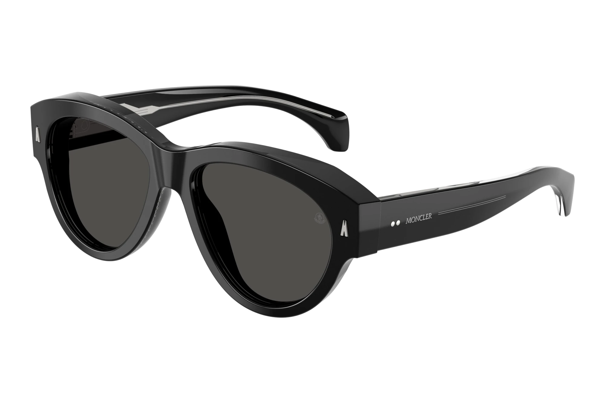 Moncler ME6016U 300187 Dark Solid GreyShiny Black Moncler ME6016U 300187 Dark Solid GreyShiny Black