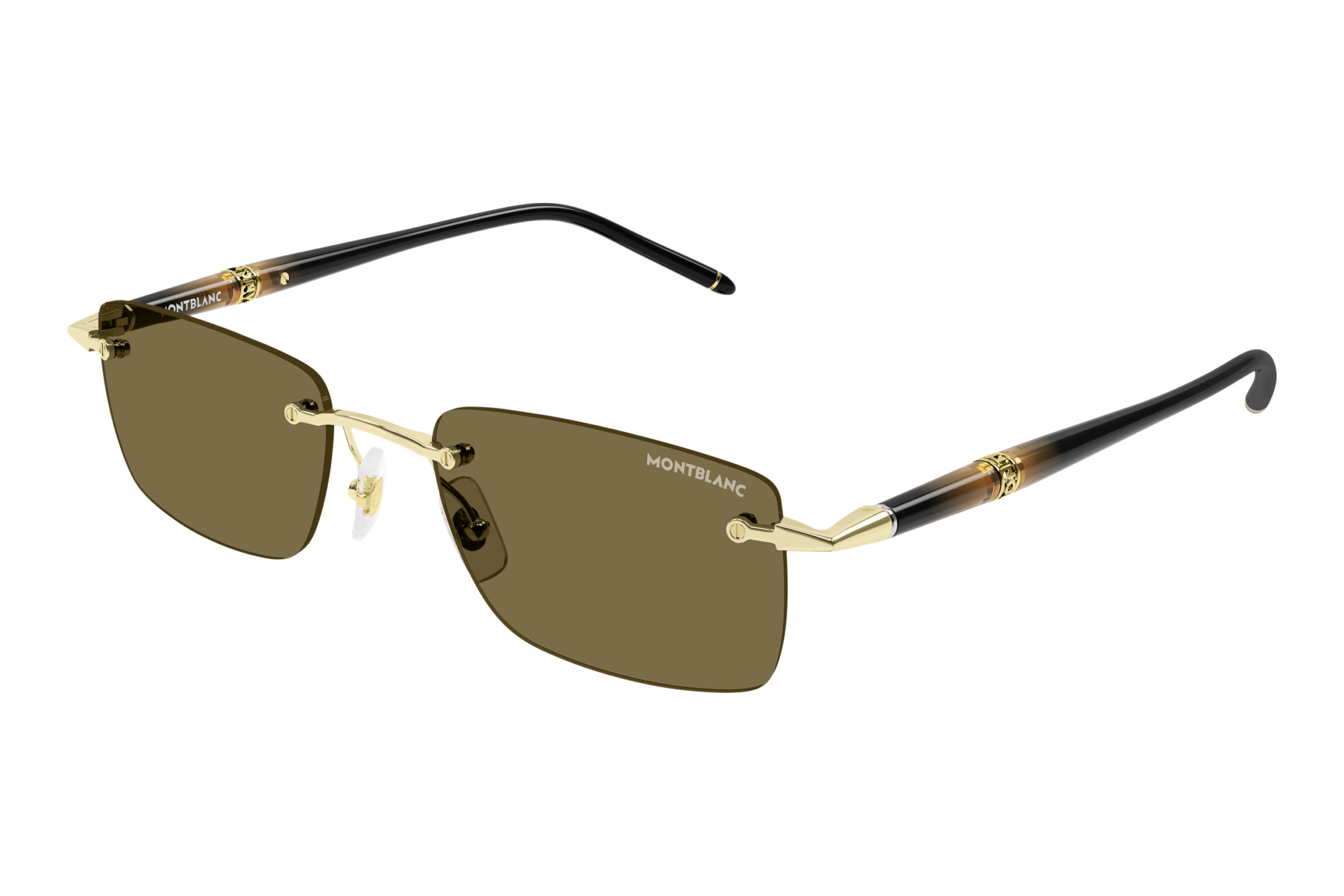 Mont Blanc MB0344S 013 GOLD Mont Blanc MB0344S 013 GOLD